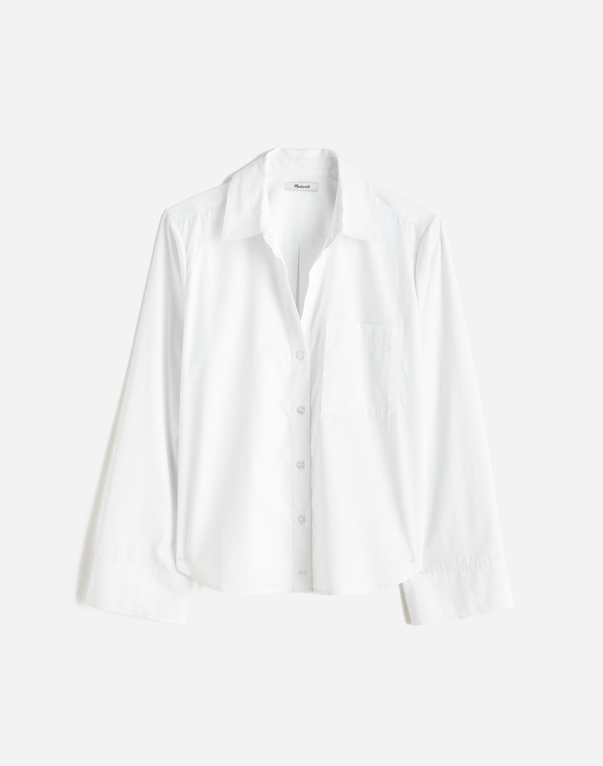 Plus Easy Y-Neck Button-Up Shirt | Madewell