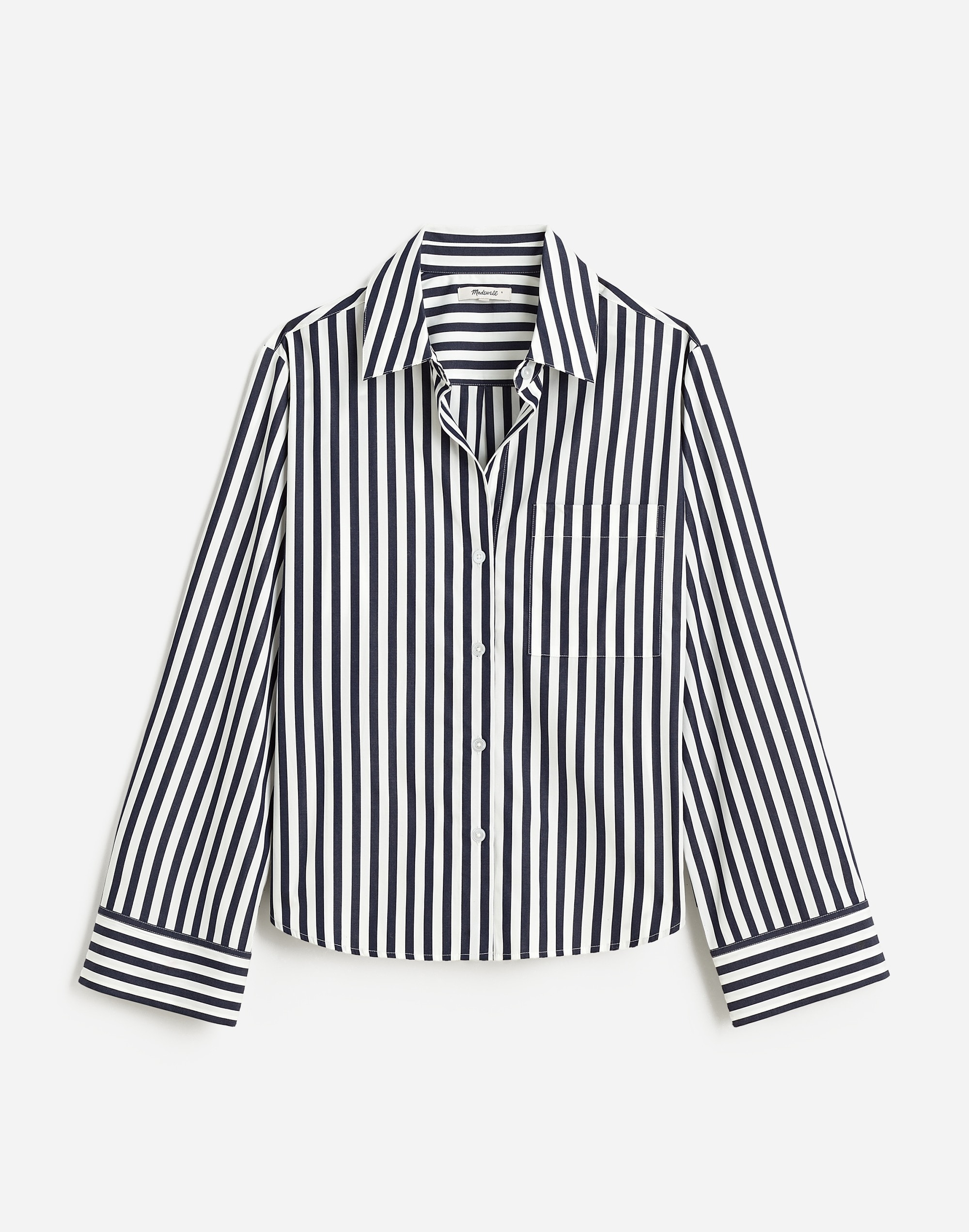 Plus Easy Y-Neck Button-Up Shirt | Madewell