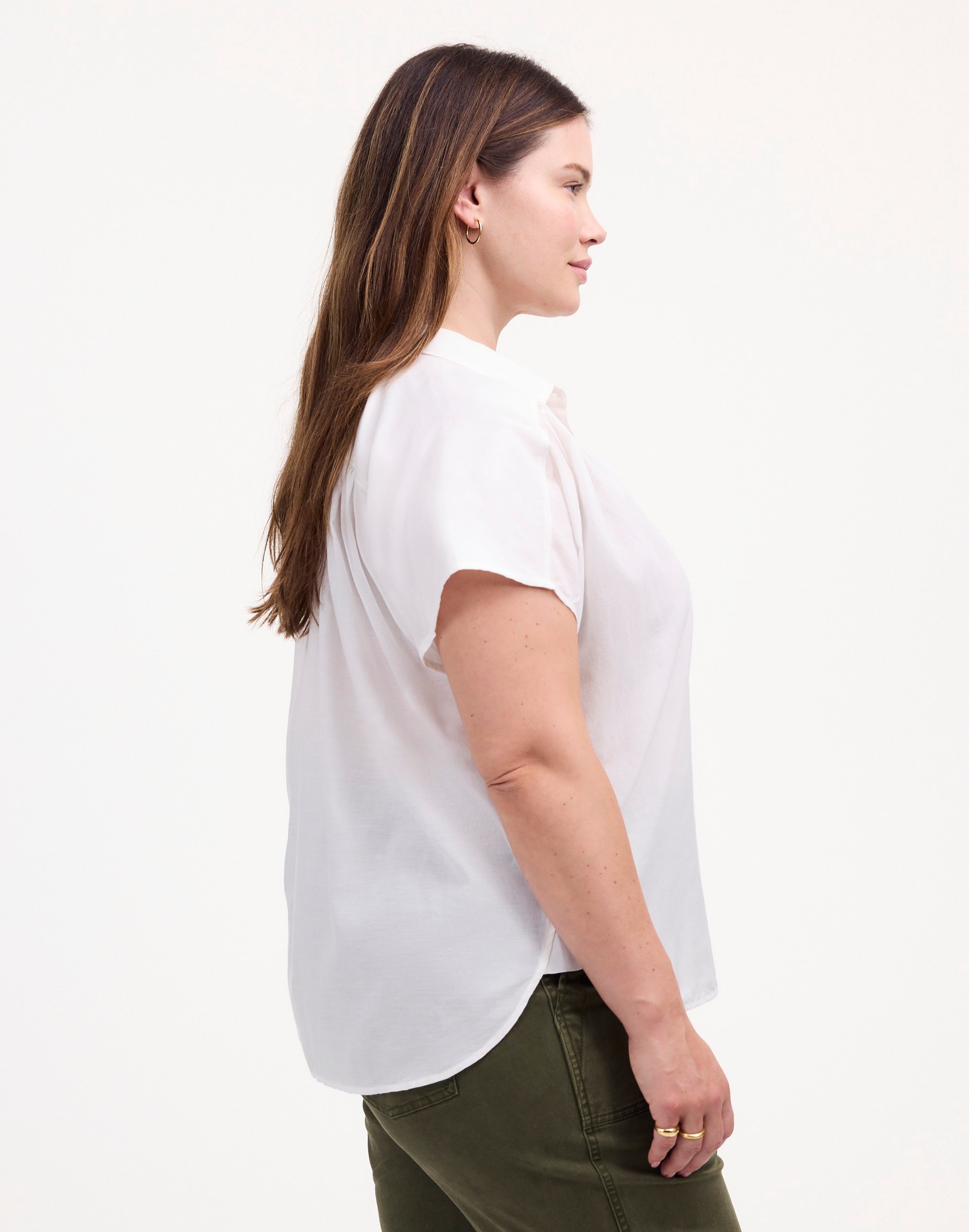 Plus Cap-Sleeve A-Line Top | Madewell