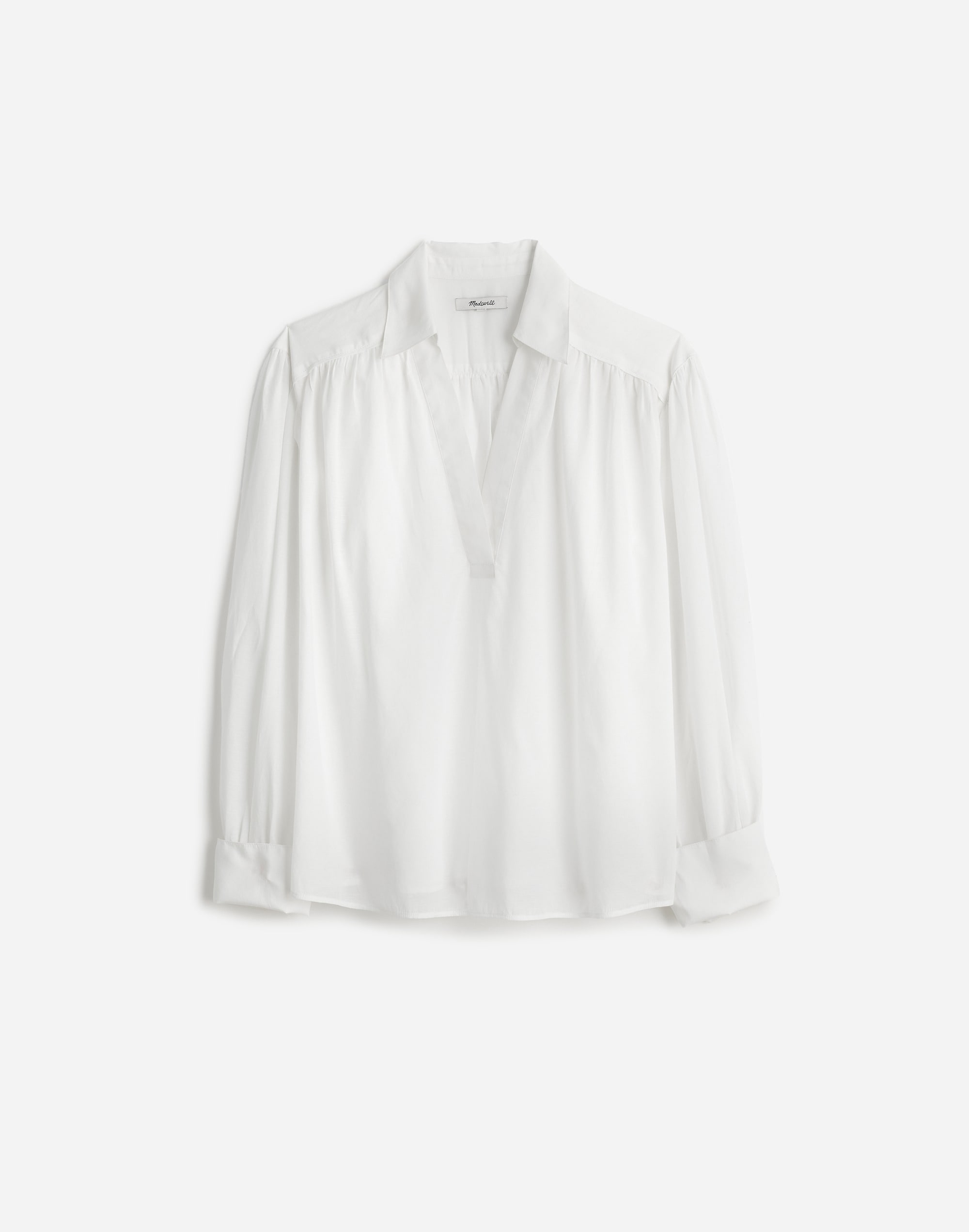 Plus Easy Long-Sleeve Popover Shirt | Madewell