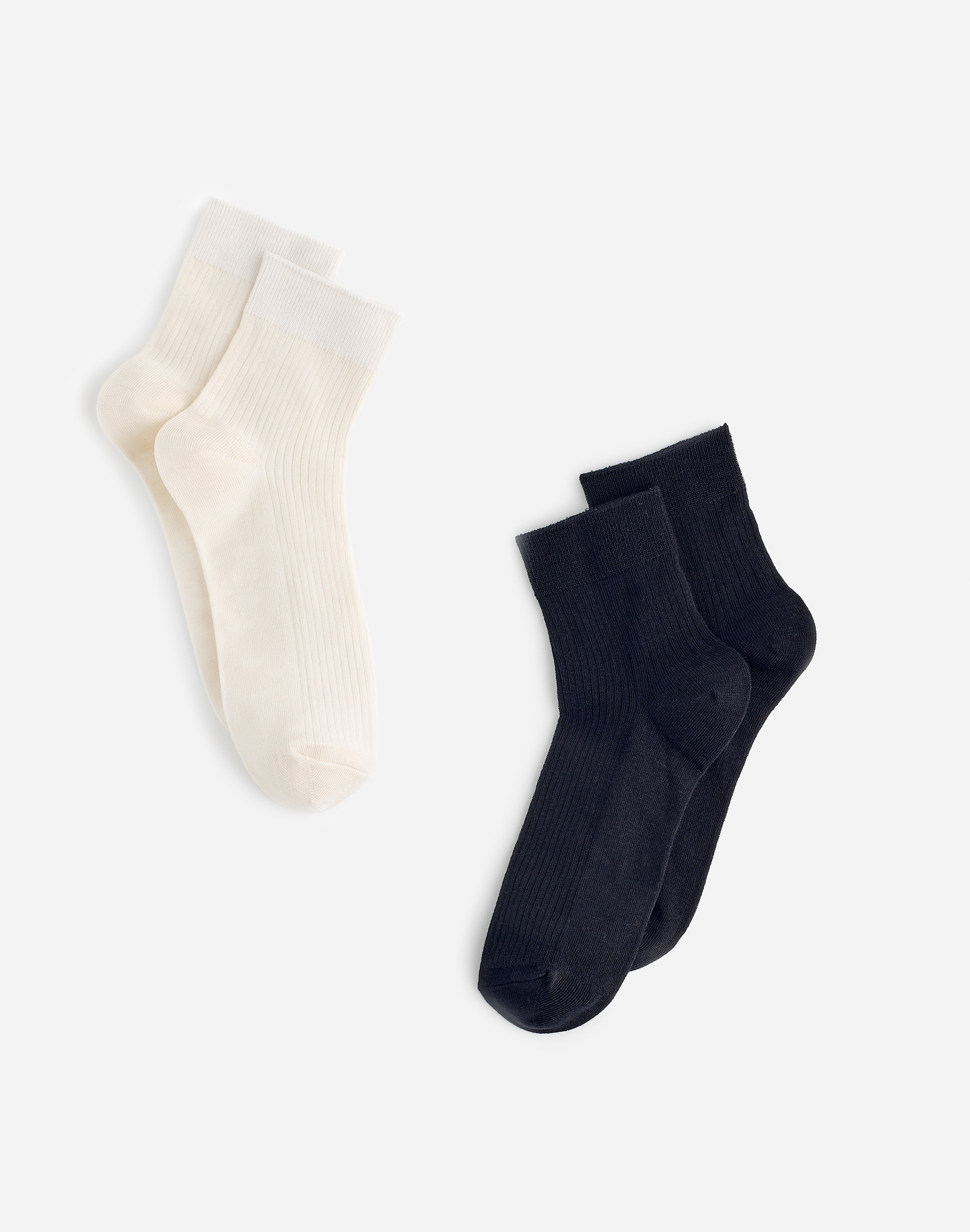 Two-Pack Semi-Sheer Ankle Socks | Madewell