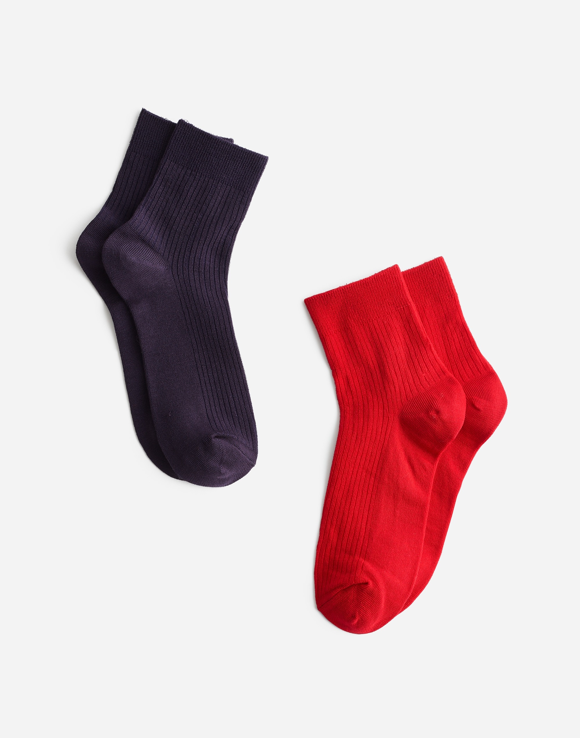 Two-Pack Semi-Sheer Ankle Socks | Madewell