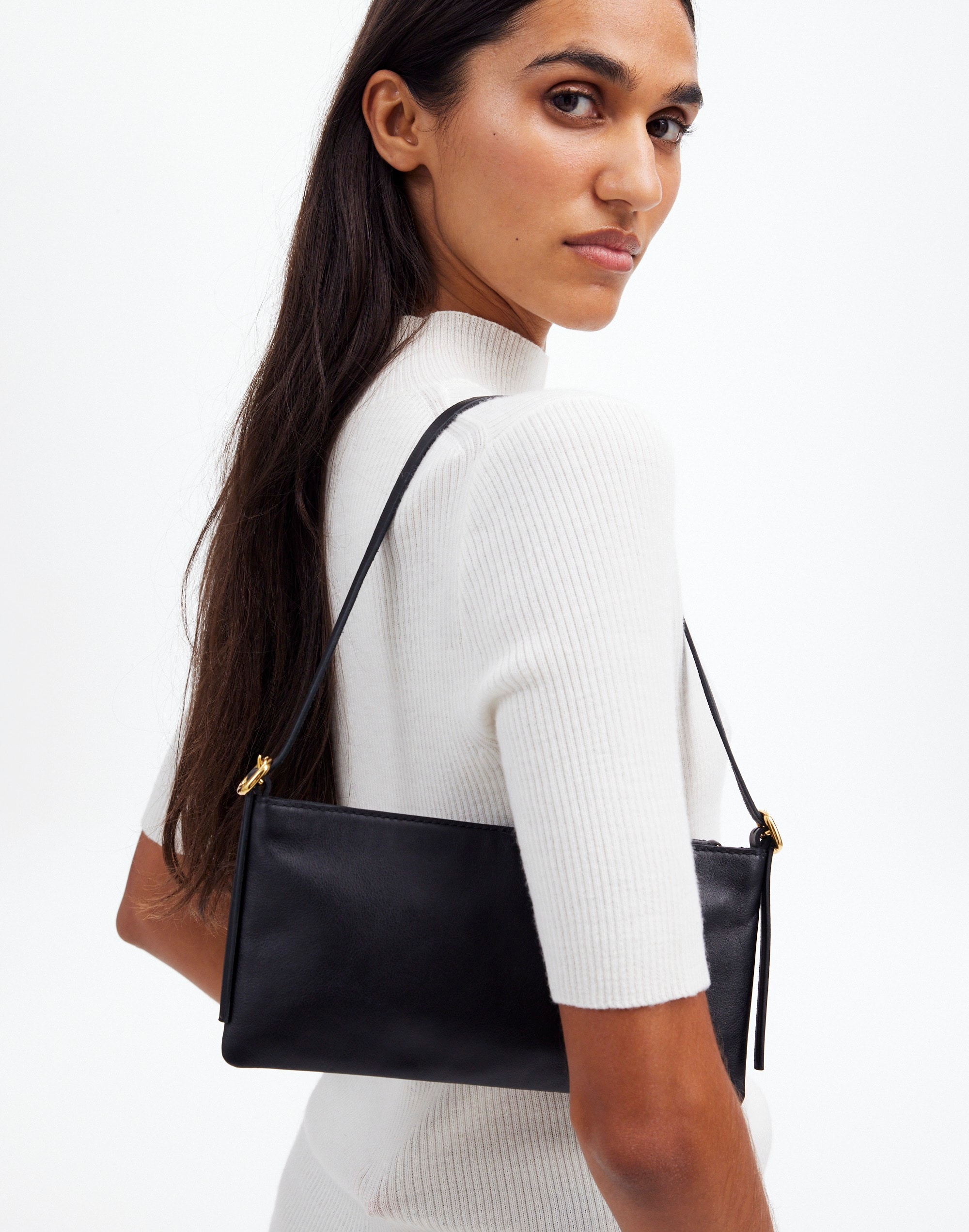 The Sculptural-Buckle Mini Shoulder Bag | Madewell