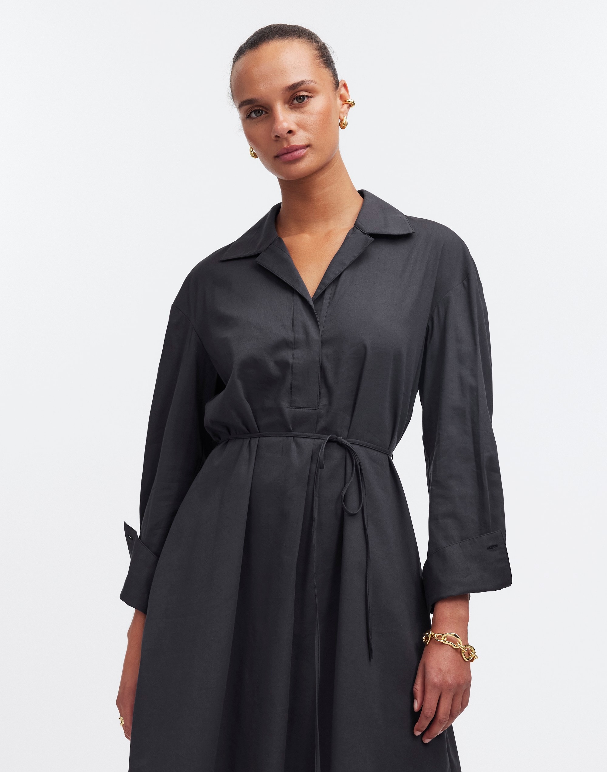 Belted Mini Shirtdress | Madewell