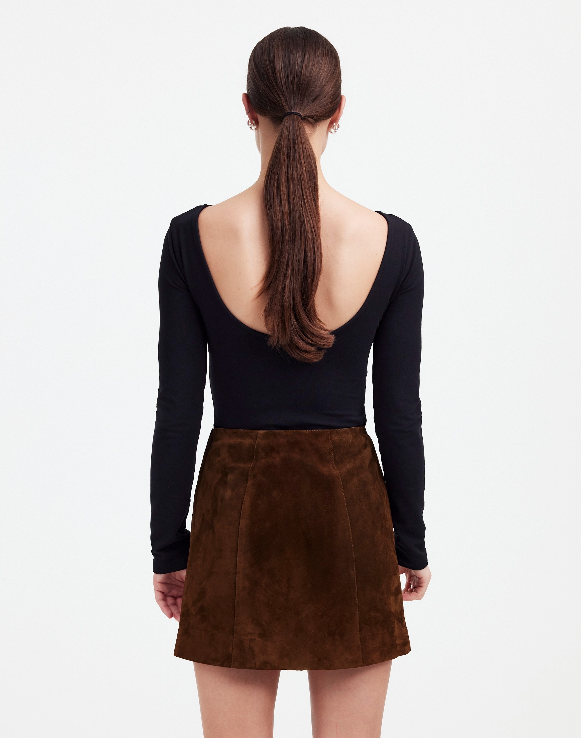 Alexa Chung for Madewell Suede Mini Skirt |