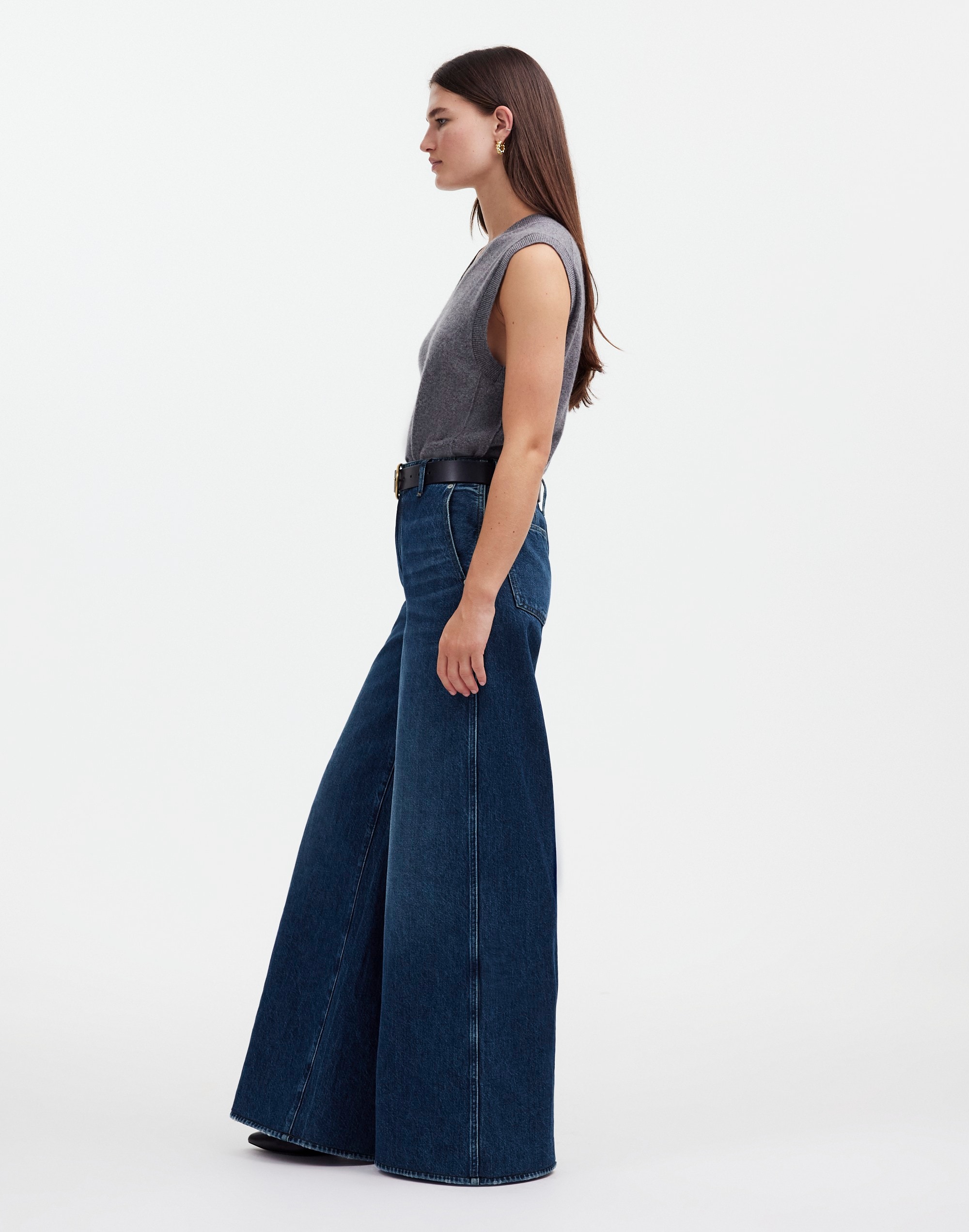 Wide Sweep Denim Trousers | Madewell