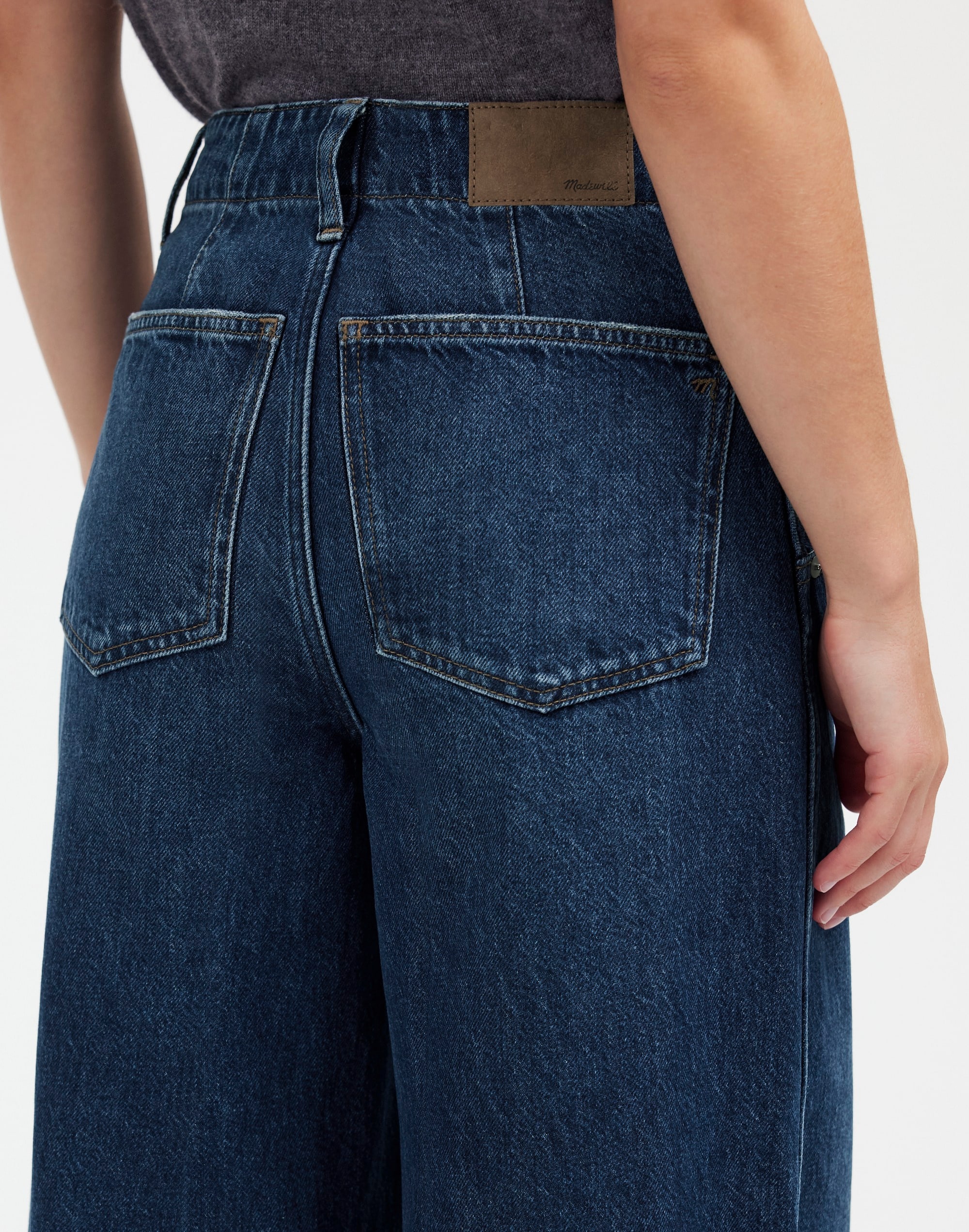 Wide Sweep Denim Trousers | Madewell