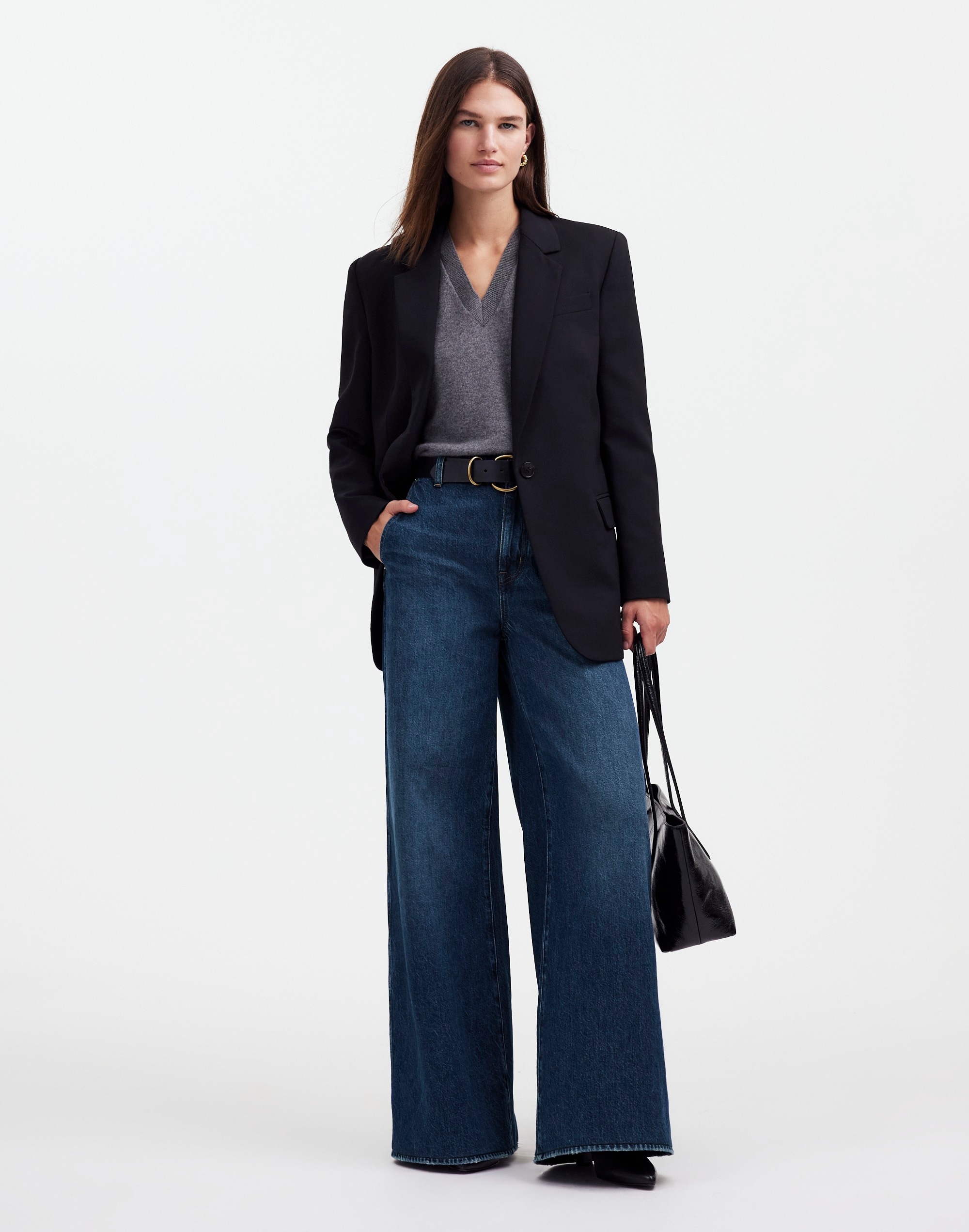 Wide Sweep Denim Trousers | Madewell