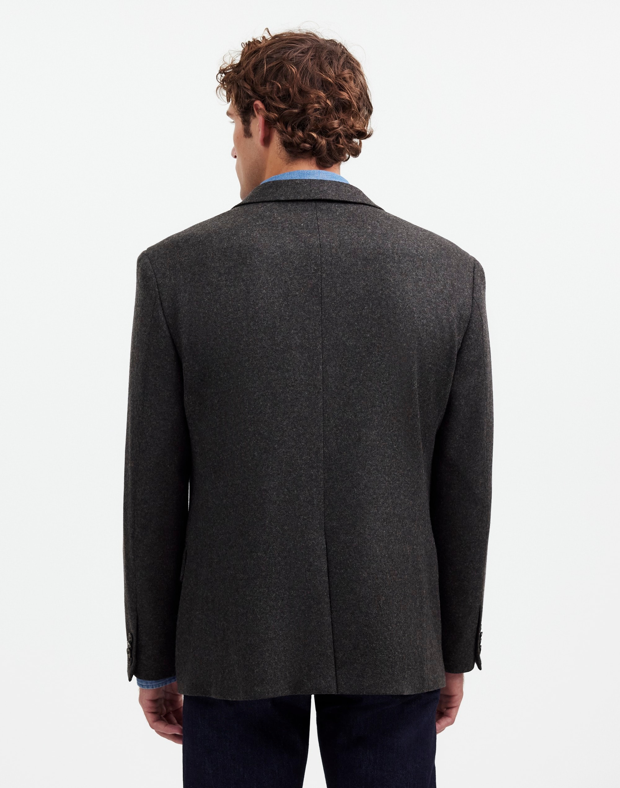 The Roebling Two-Button Blazer Italian Fabric | Madewell