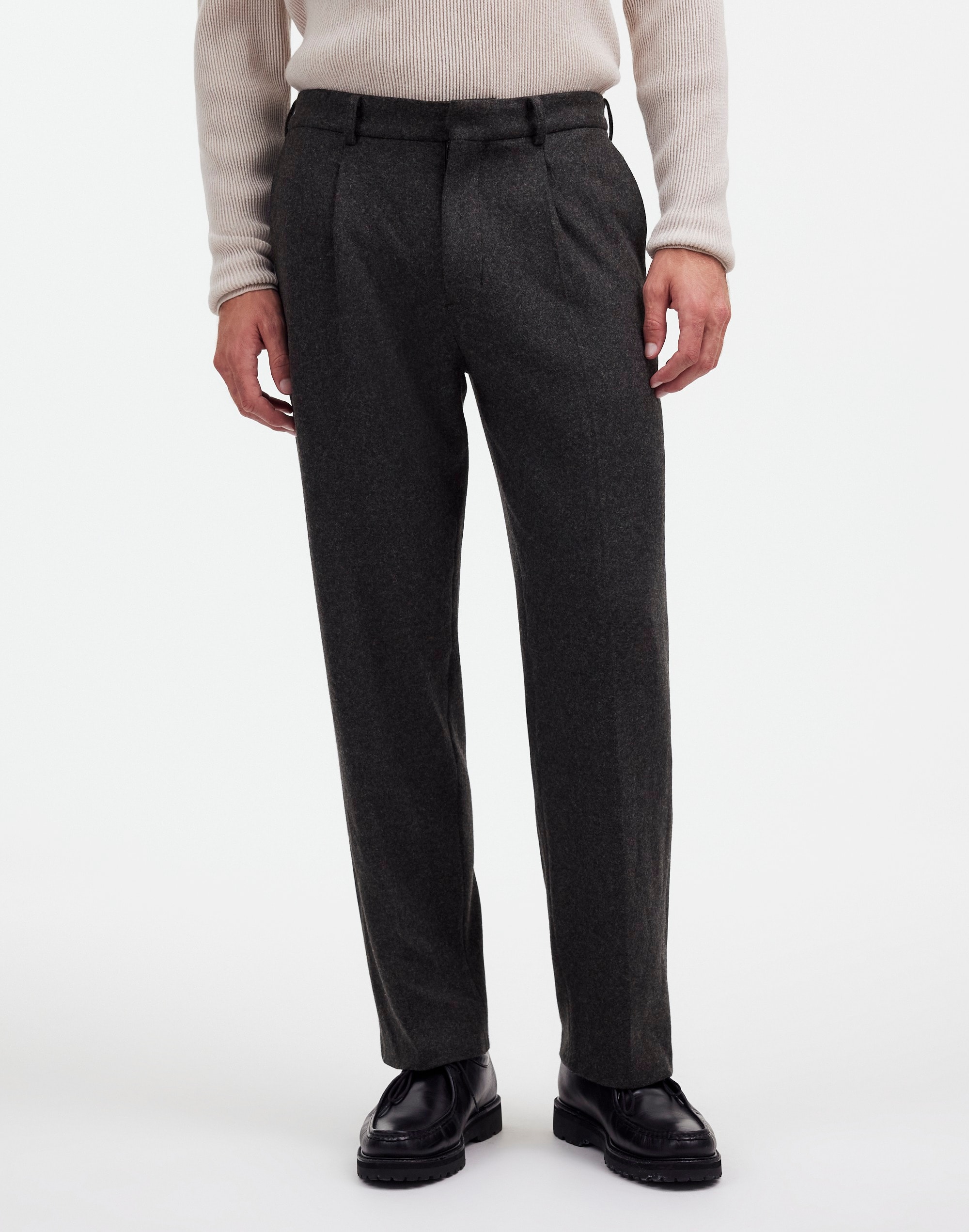 The Roebling Pleated Trouser Italian Fabric | Madewell