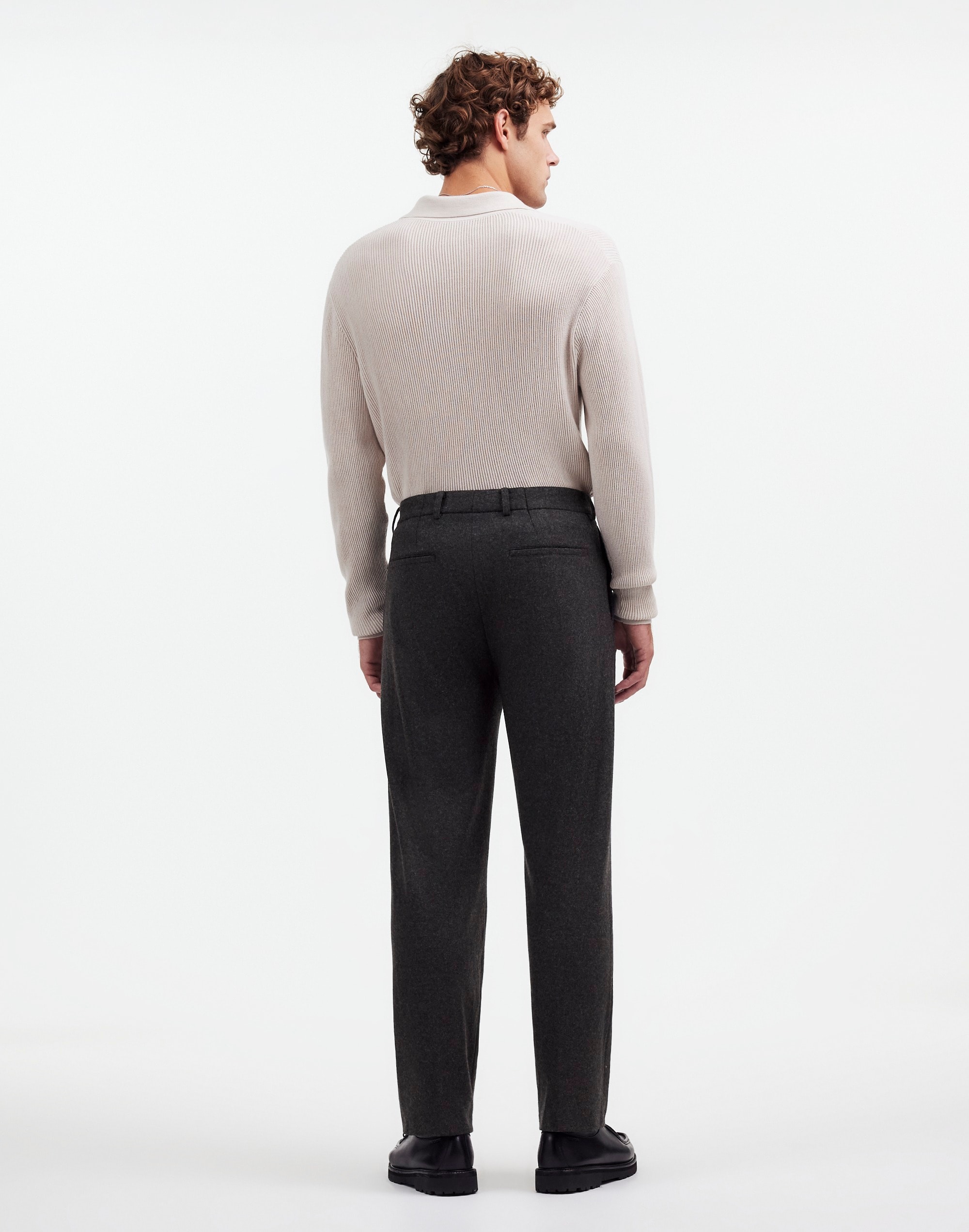 The Roebling Pleated Trouser Italian Fabric | Madewell