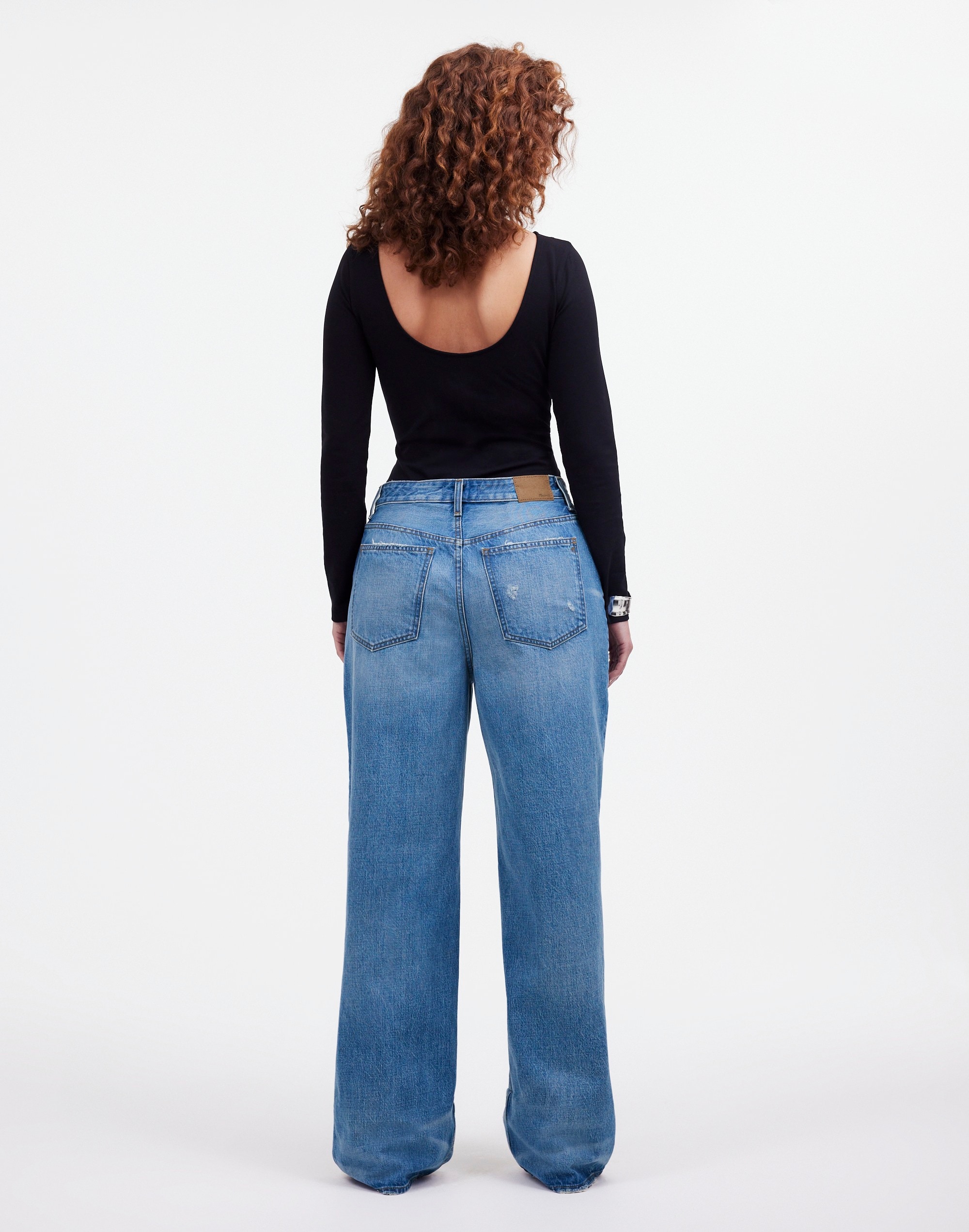 Curvy Low-Slung Baggy Jeans Hamburg Wash | Madewell