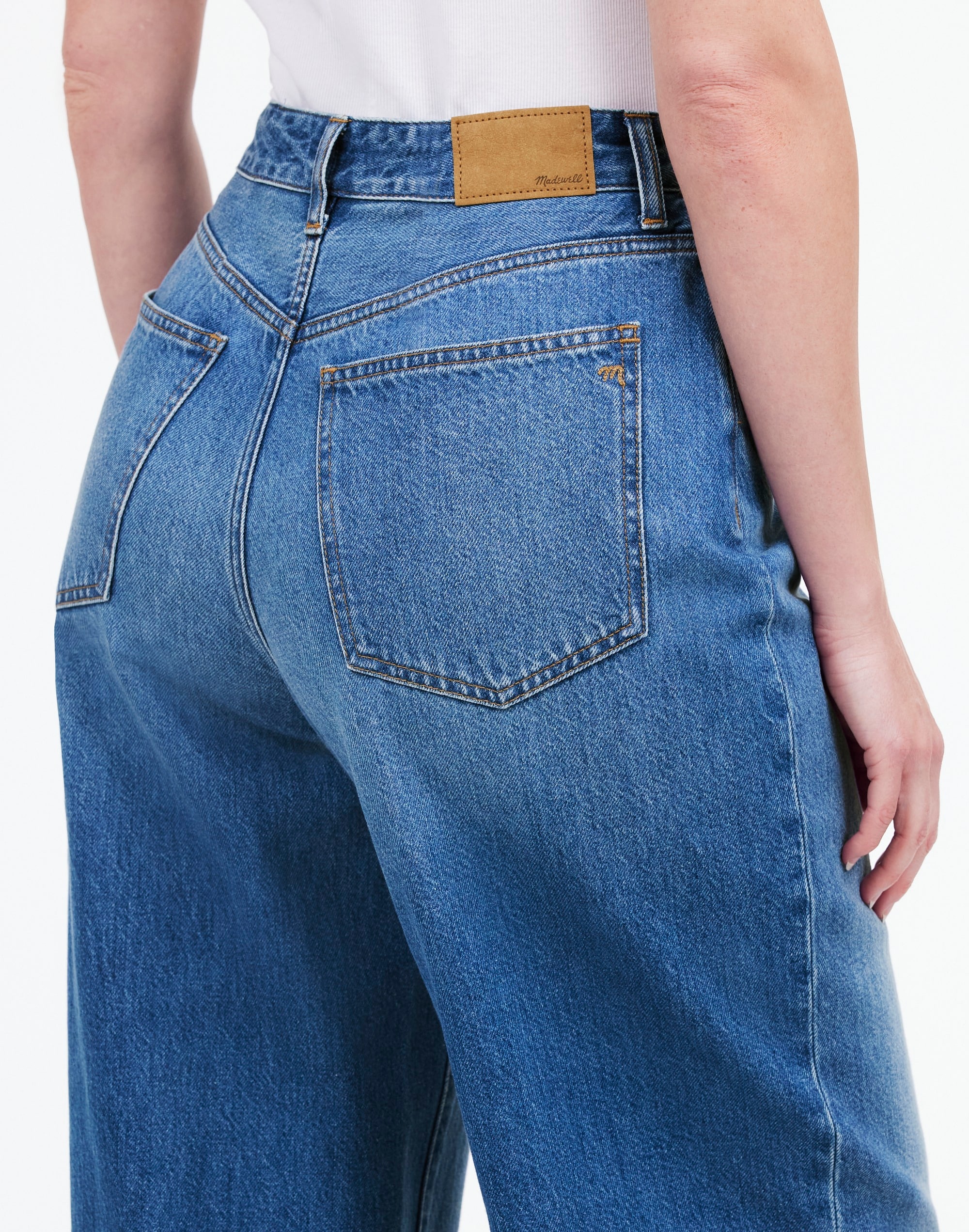 Curvy Superwide-Leg Jeans Fannin Wash | Madewell