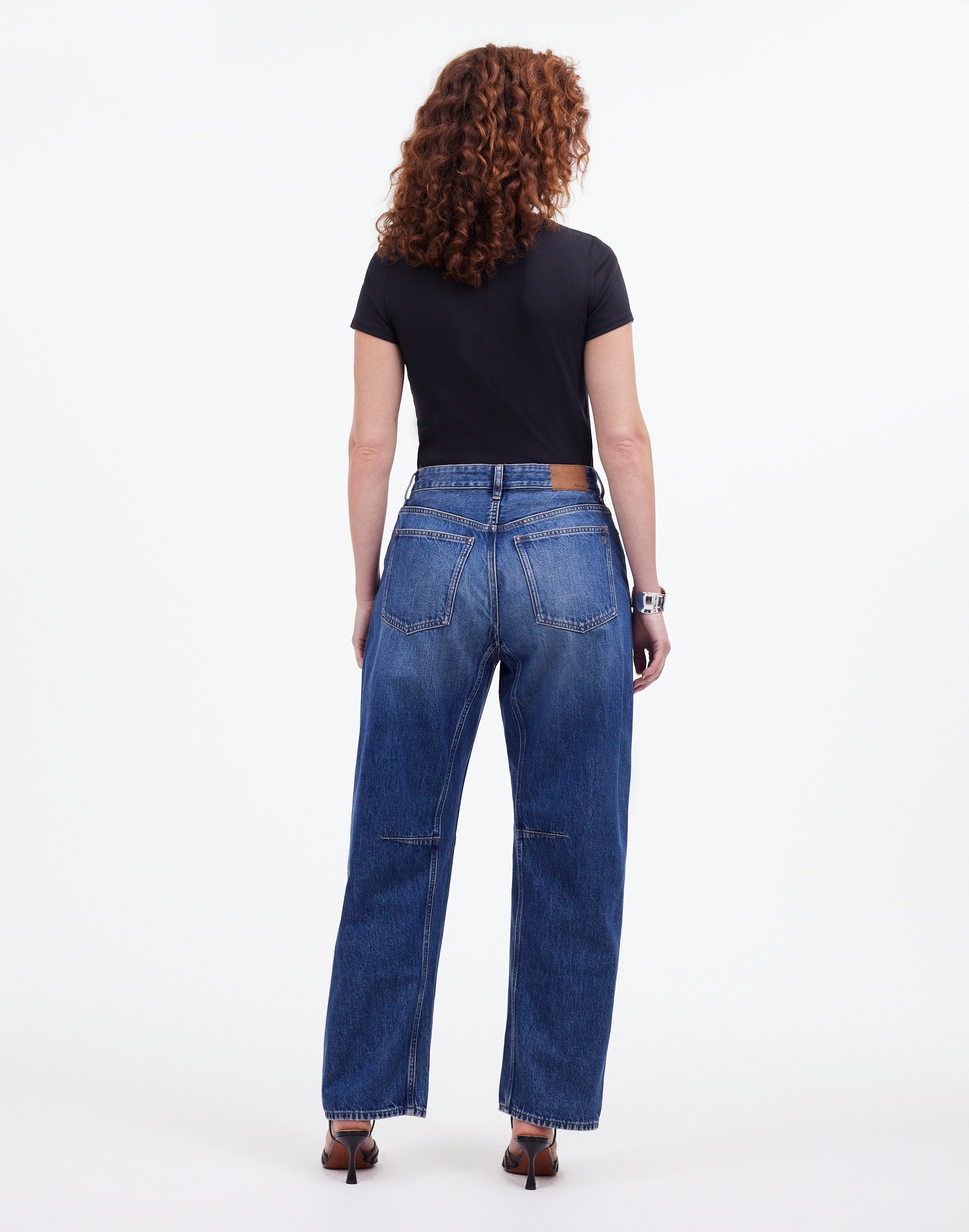 The Curvy Darted Barrel-Leg Jean Irmo Wash | Madewell