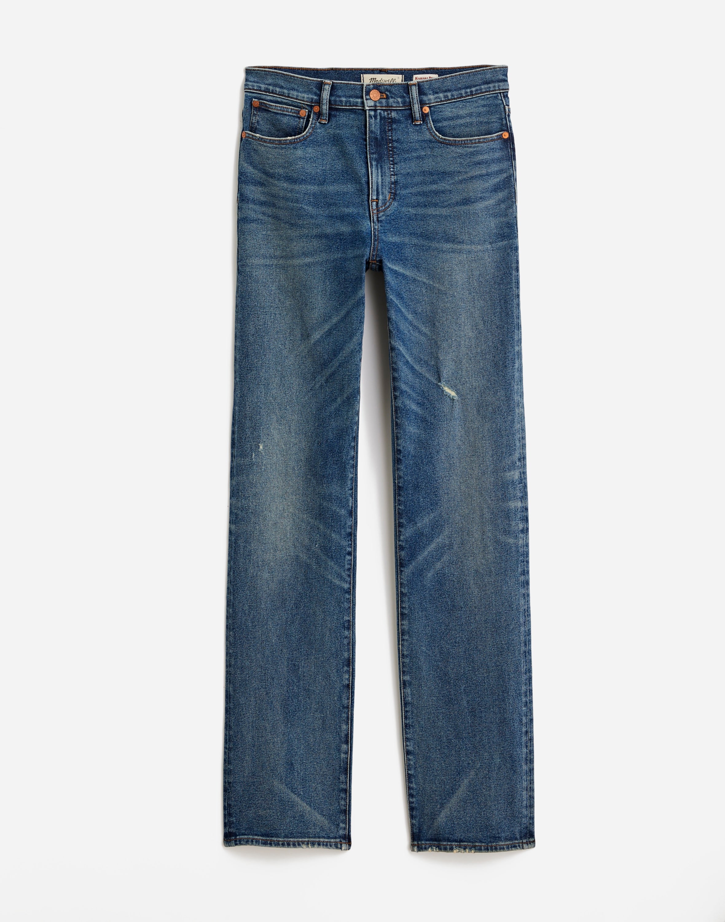 Madewell x Kaihara Denim The Rail Straight Jean Hornbook Wash |