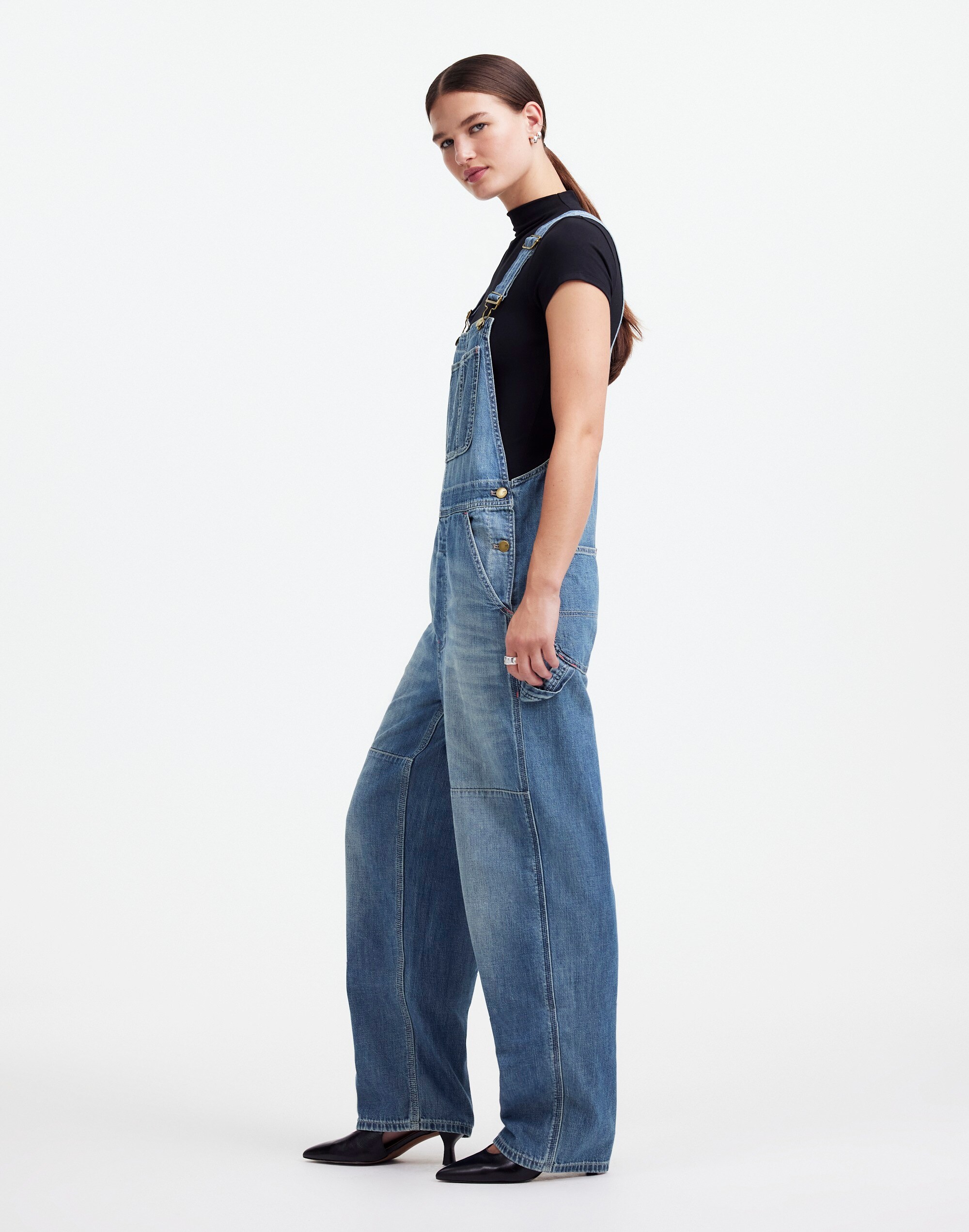 Alexa Chung for Madewell Denim Overalls Hockley Wash |