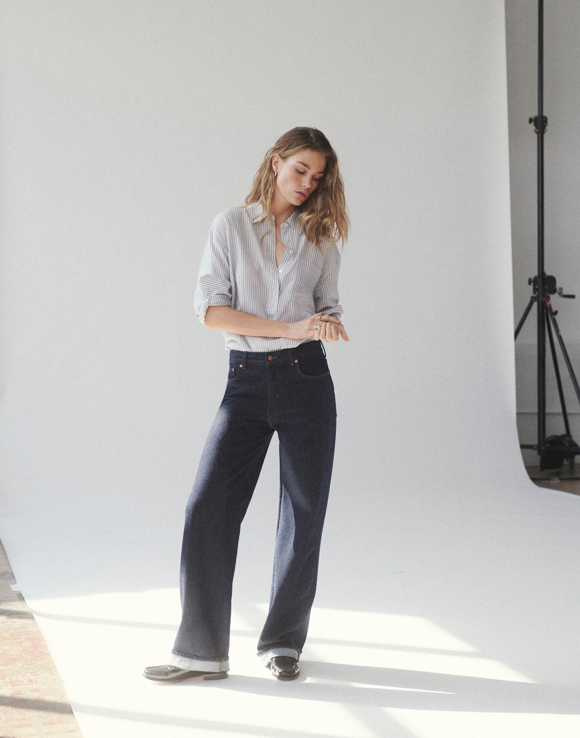 The Perfect Vintage Wide-Leg Jean: Softdrape Denim Edition