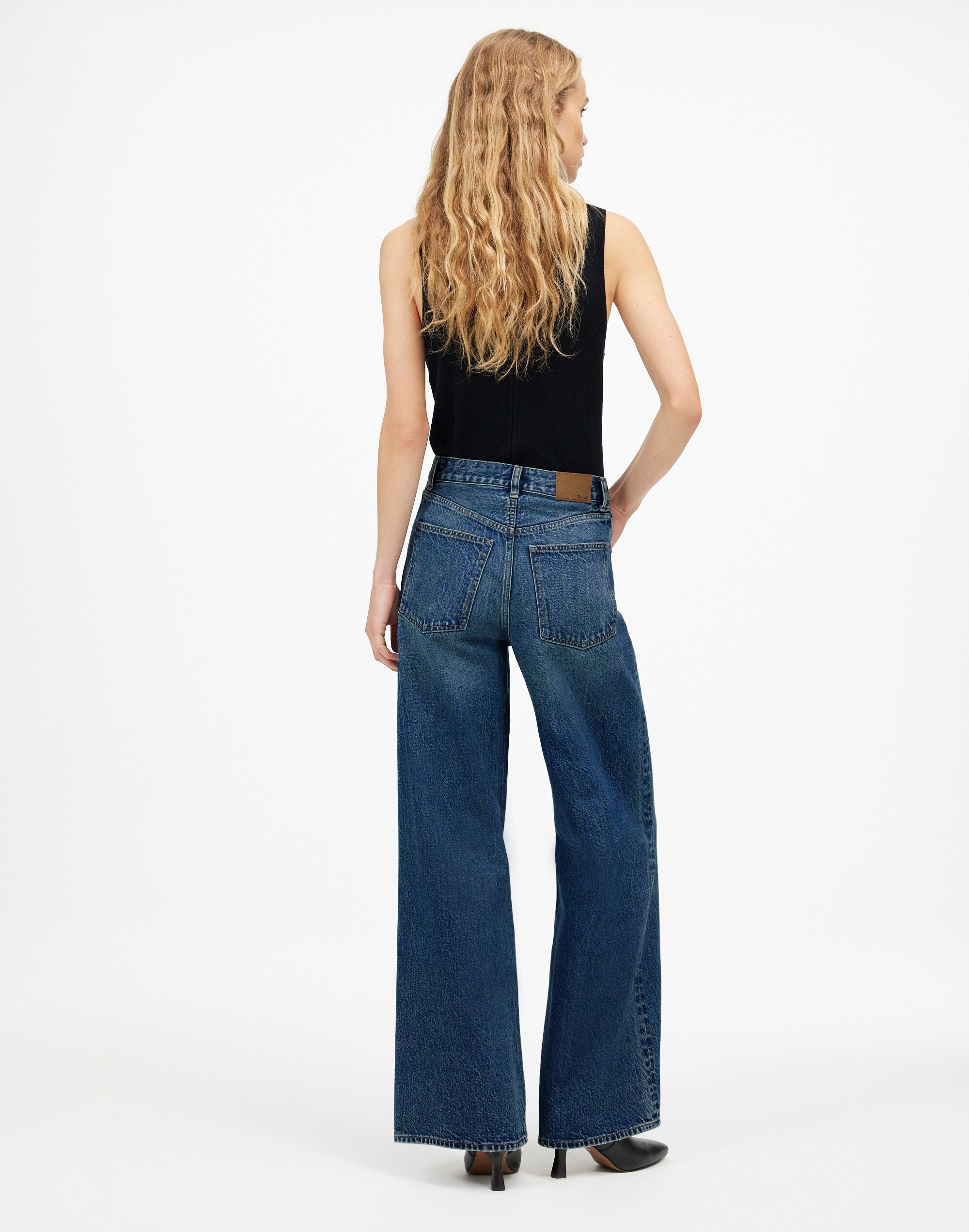 Tall Superwide-Leg Jeans Concho Dye | Madewell