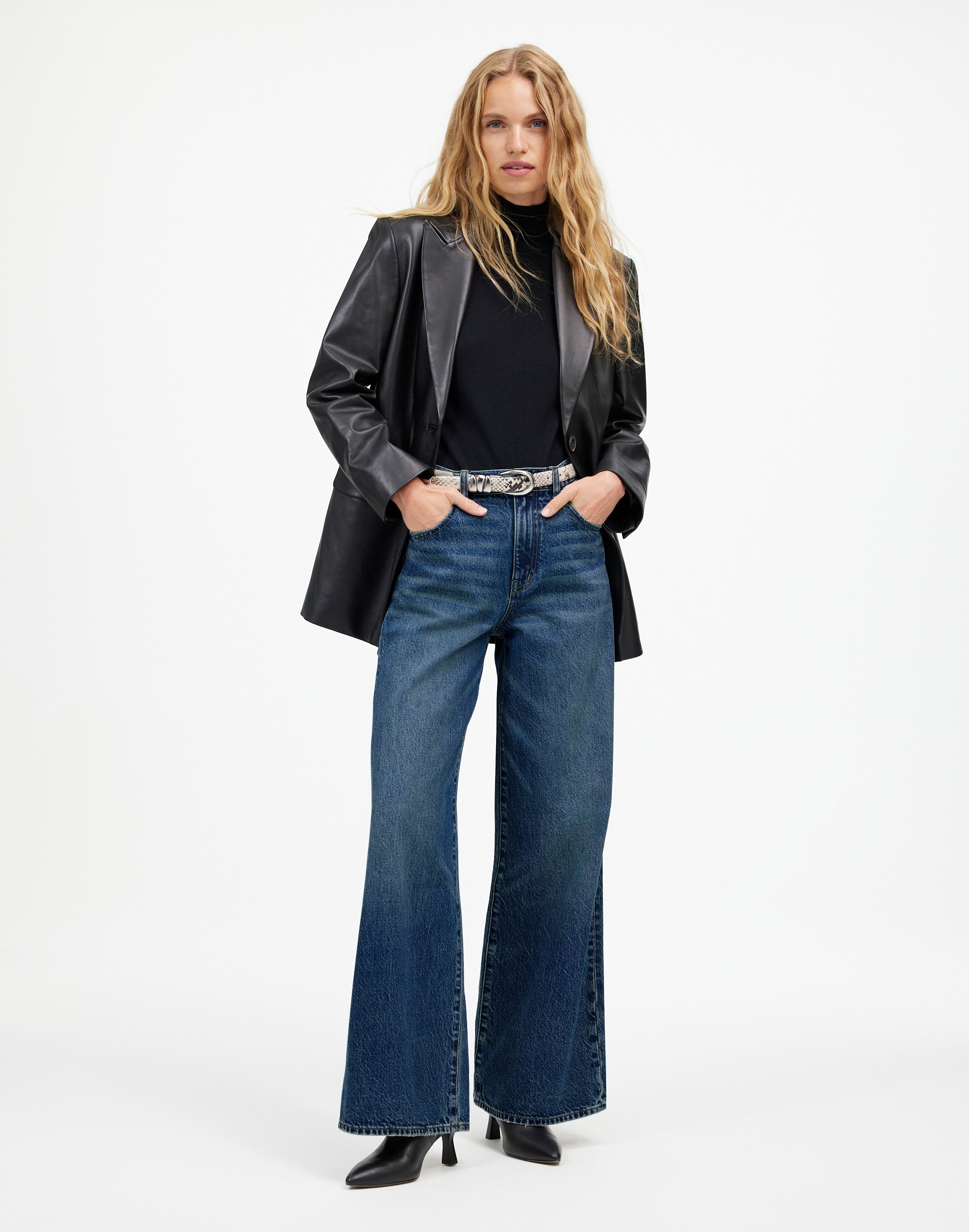 Tall Superwide-Leg Jeans Concho Dye | Madewell