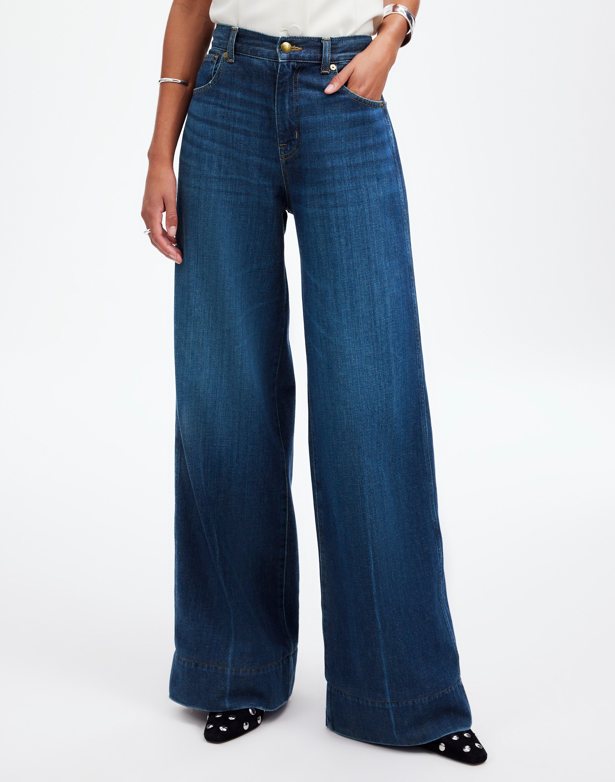 Tall Superwide-Leg Jeans Ellsworth Wash: Softdrape Denim Edition | Madewell