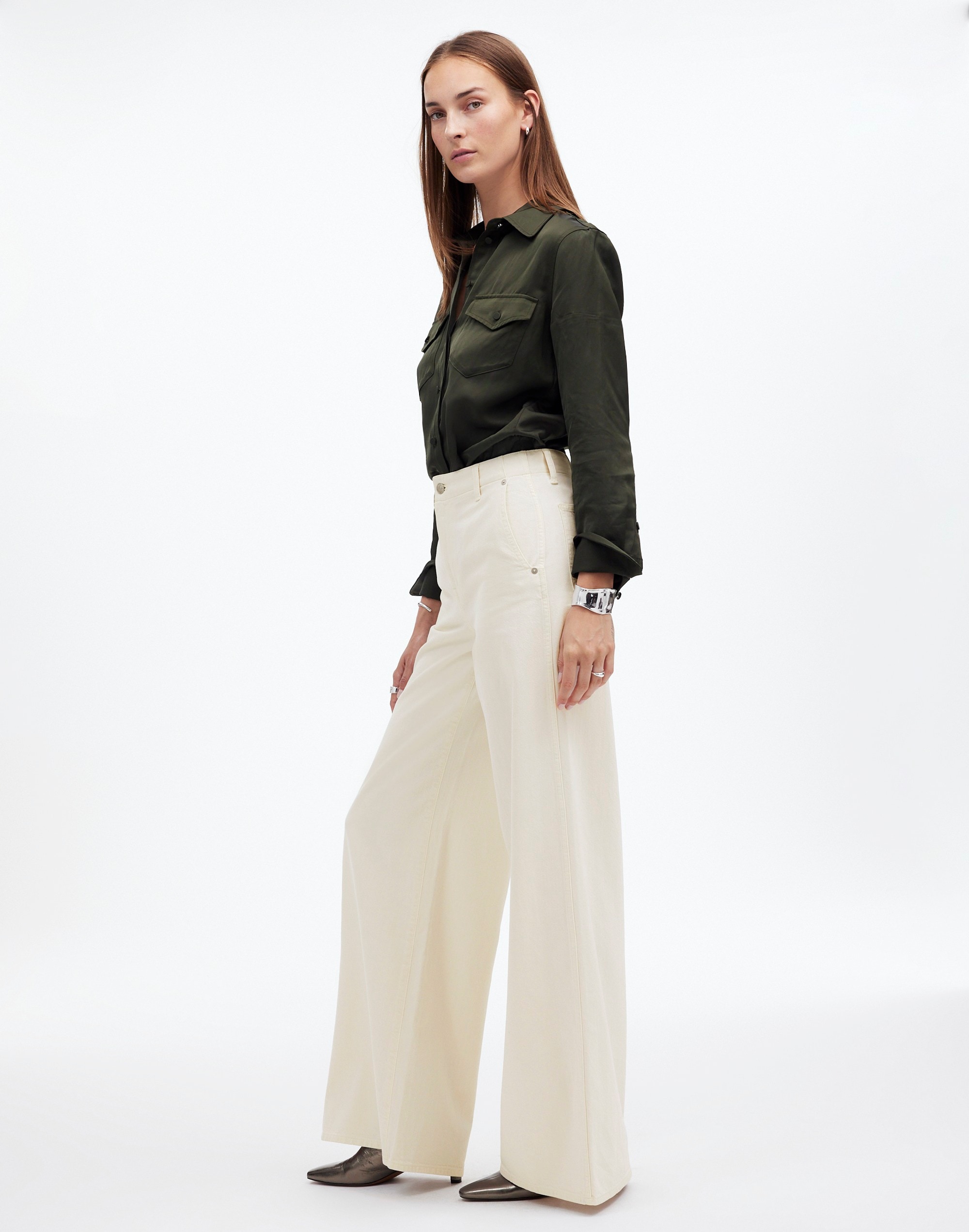 Wide Sweep Denim Trousers | Madewell