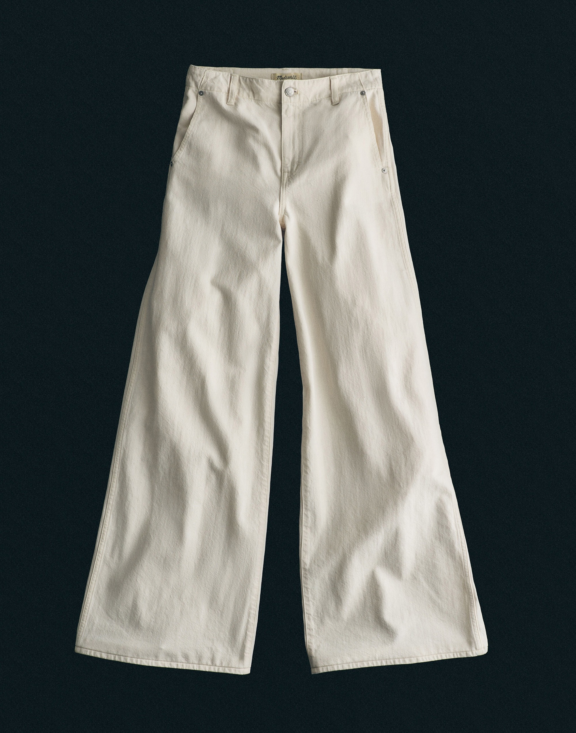 Wide Sweep Denim Trousers