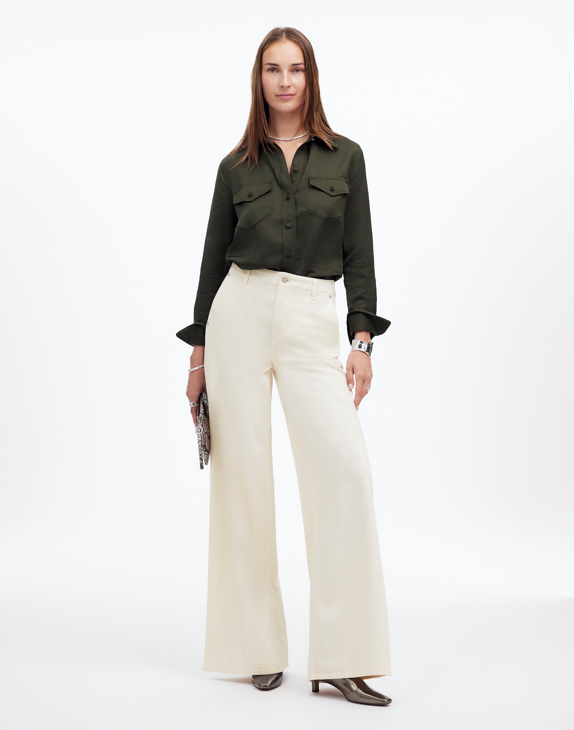 Wide Sweep Denim Trousers | Madewell