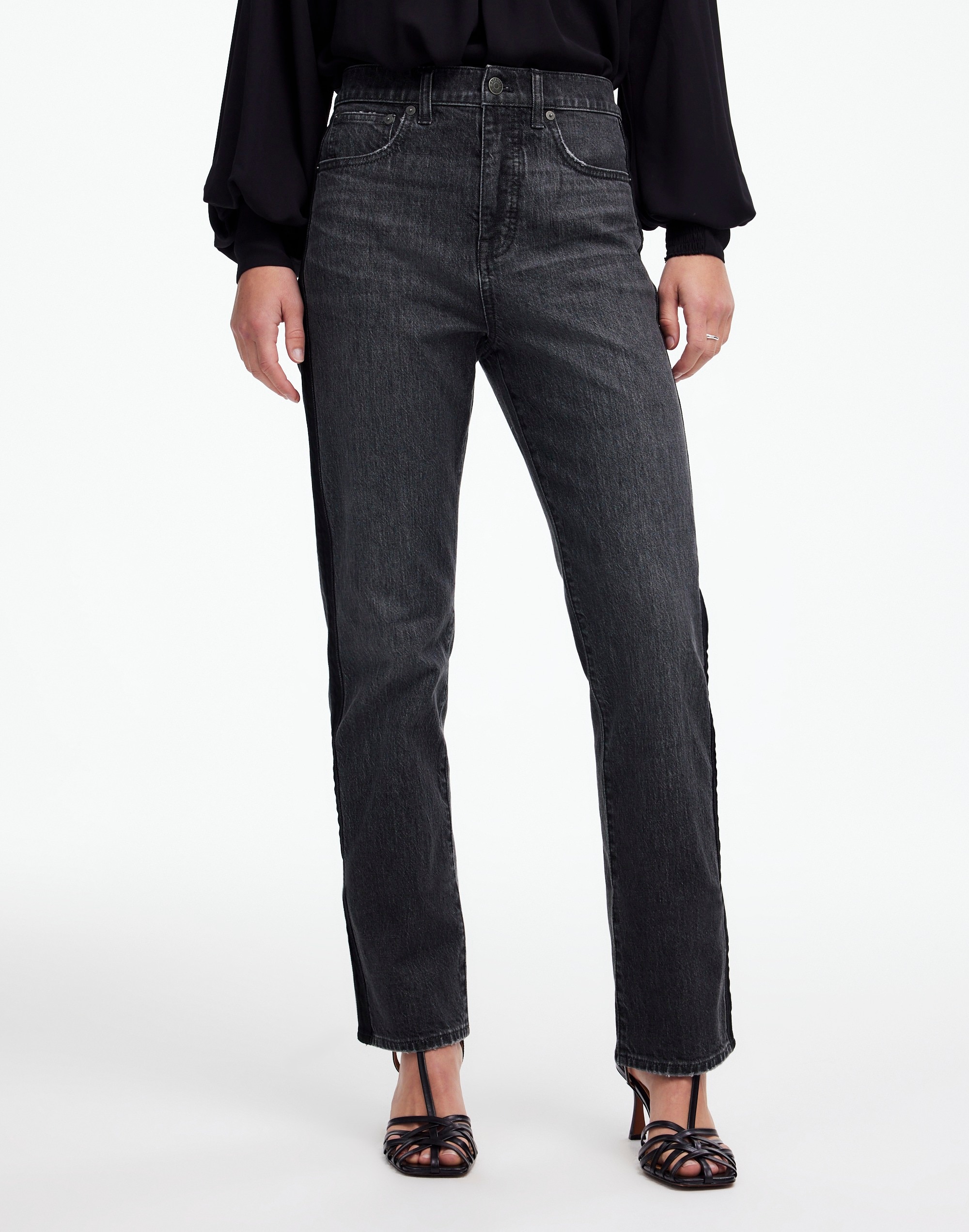 The '90s Straight Jean Rojas Wash: Tux Stripe Edition | Madewell