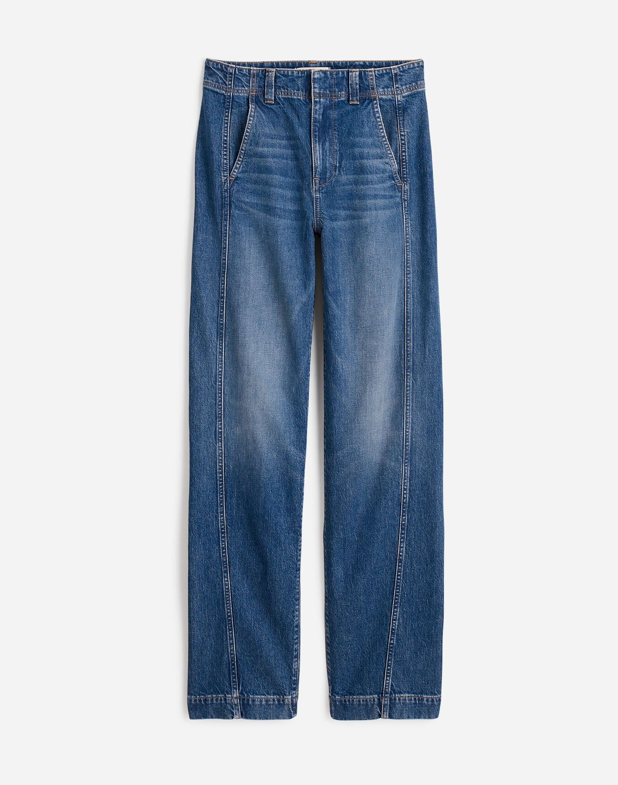 Tapered Denim Trousers Concho Wash | Madewell