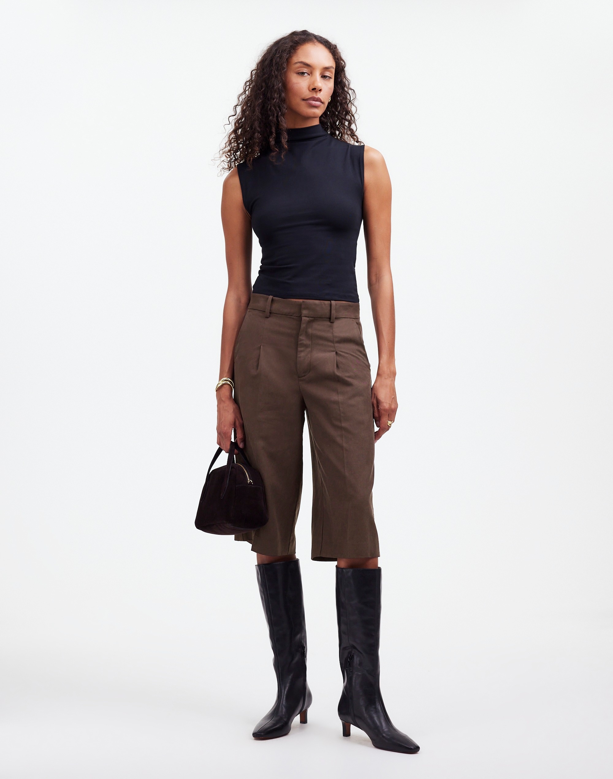 Slouchy Shorts Drapey Twill | Madewell