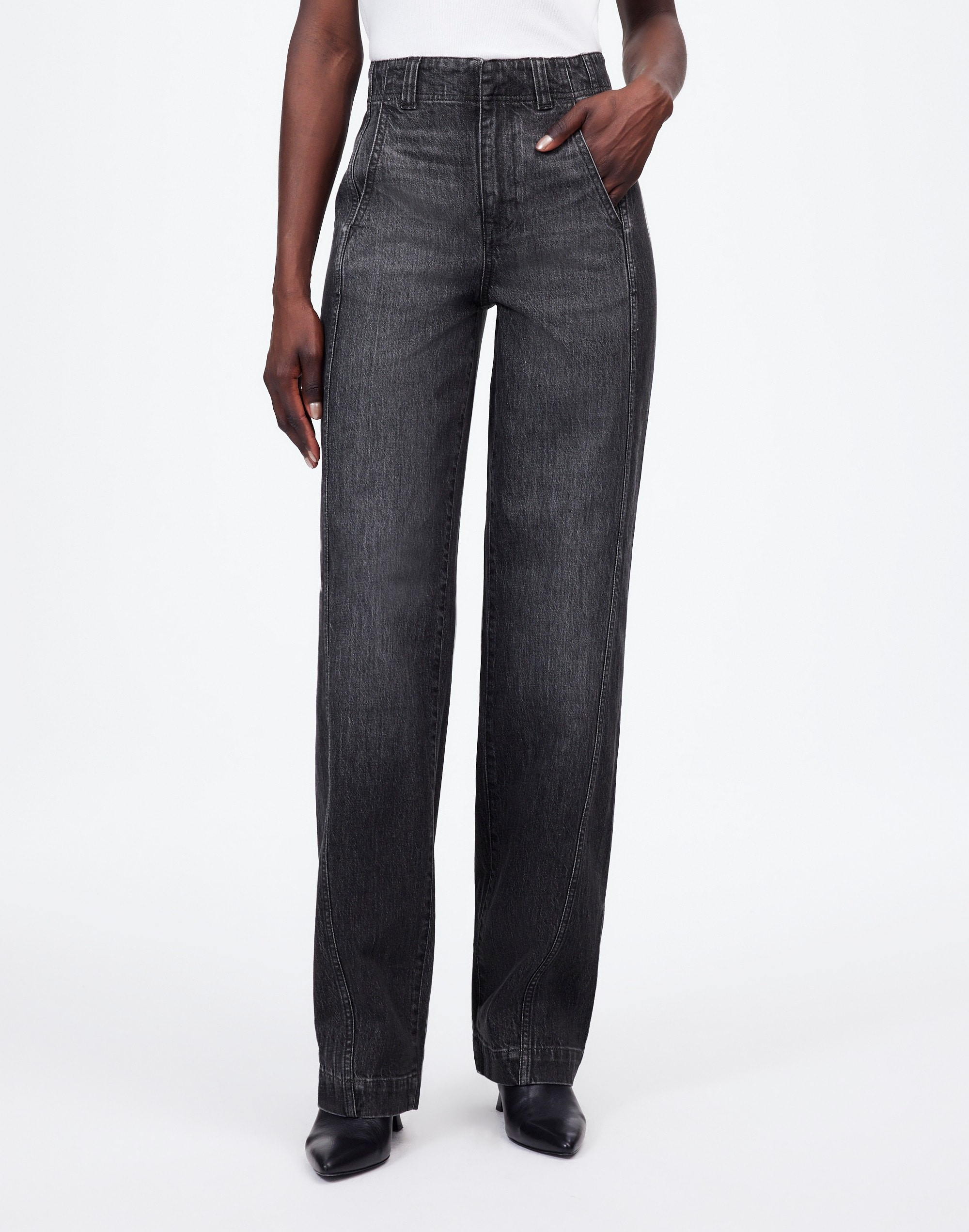 Tapered Denim Trousers Robles Wash | Madewell