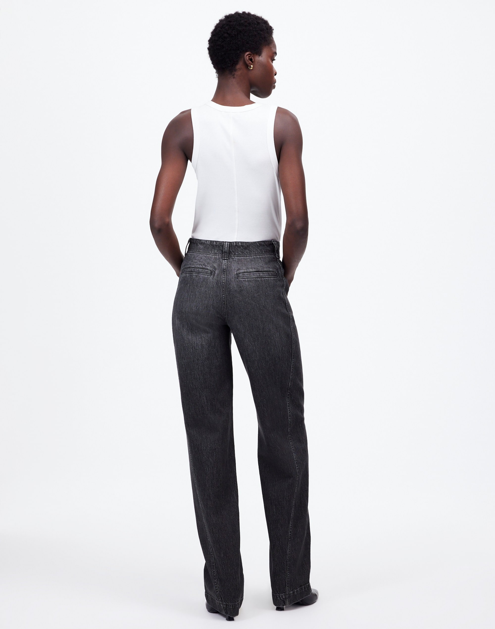 Tapered Denim Trousers Robles Wash | Madewell