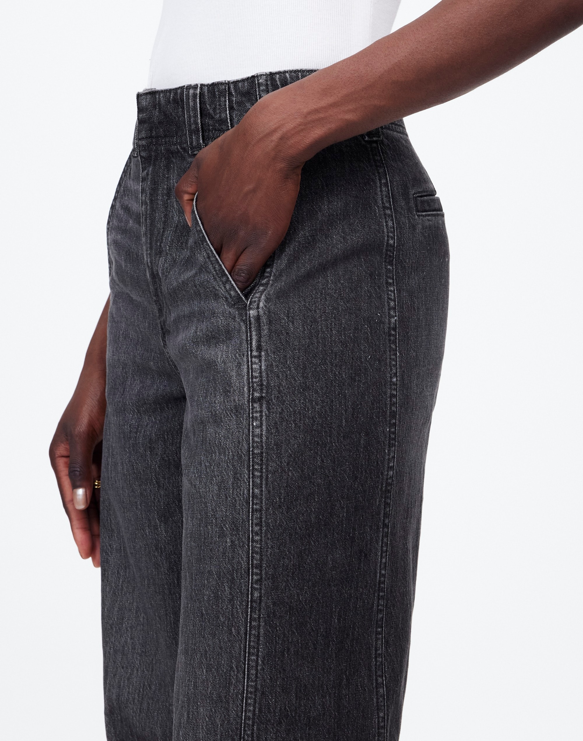 Tapered Denim Trousers Robles Wash | Madewell