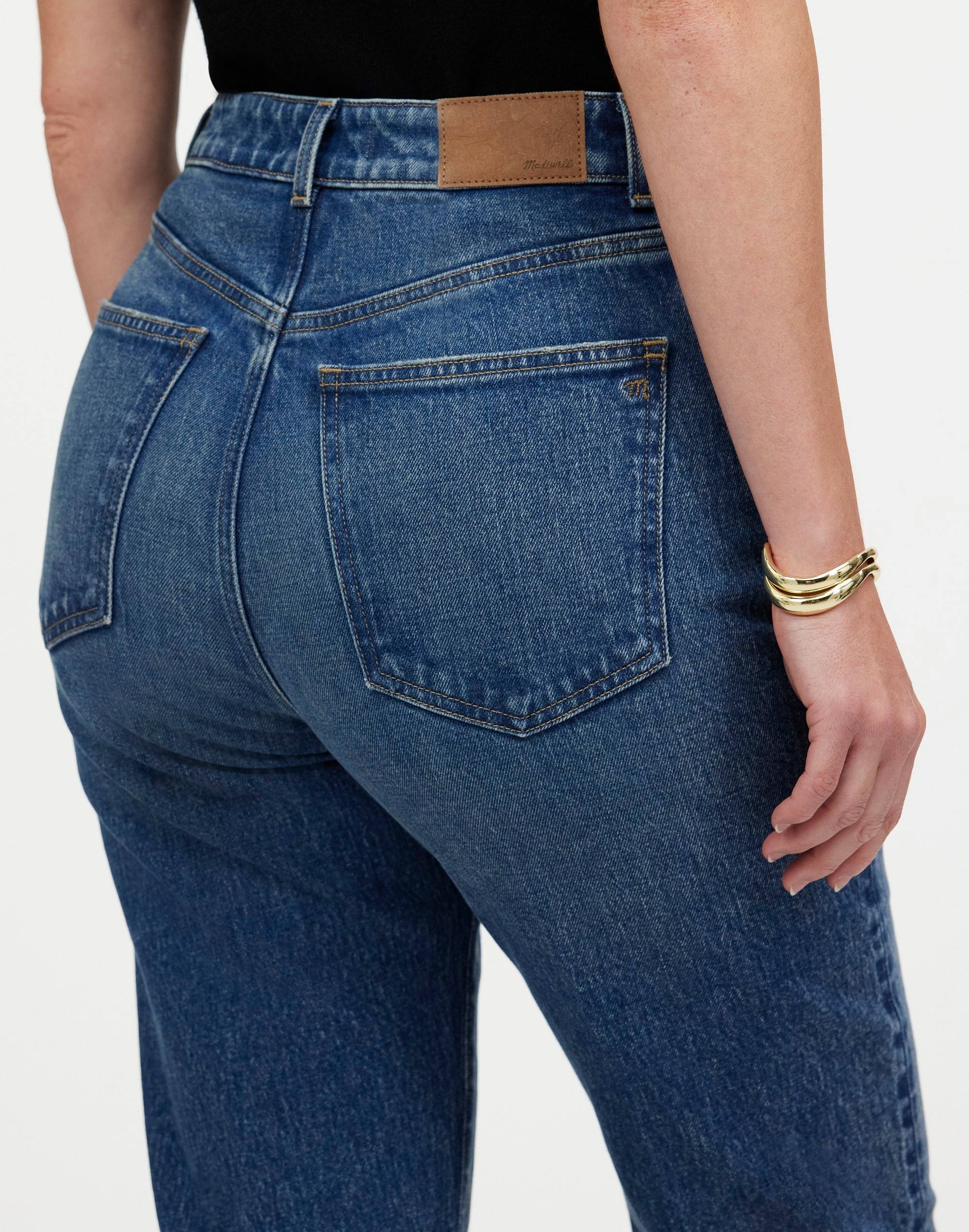 Curvy Relaxed Bootcut Jeans Concho Wash | Madewell