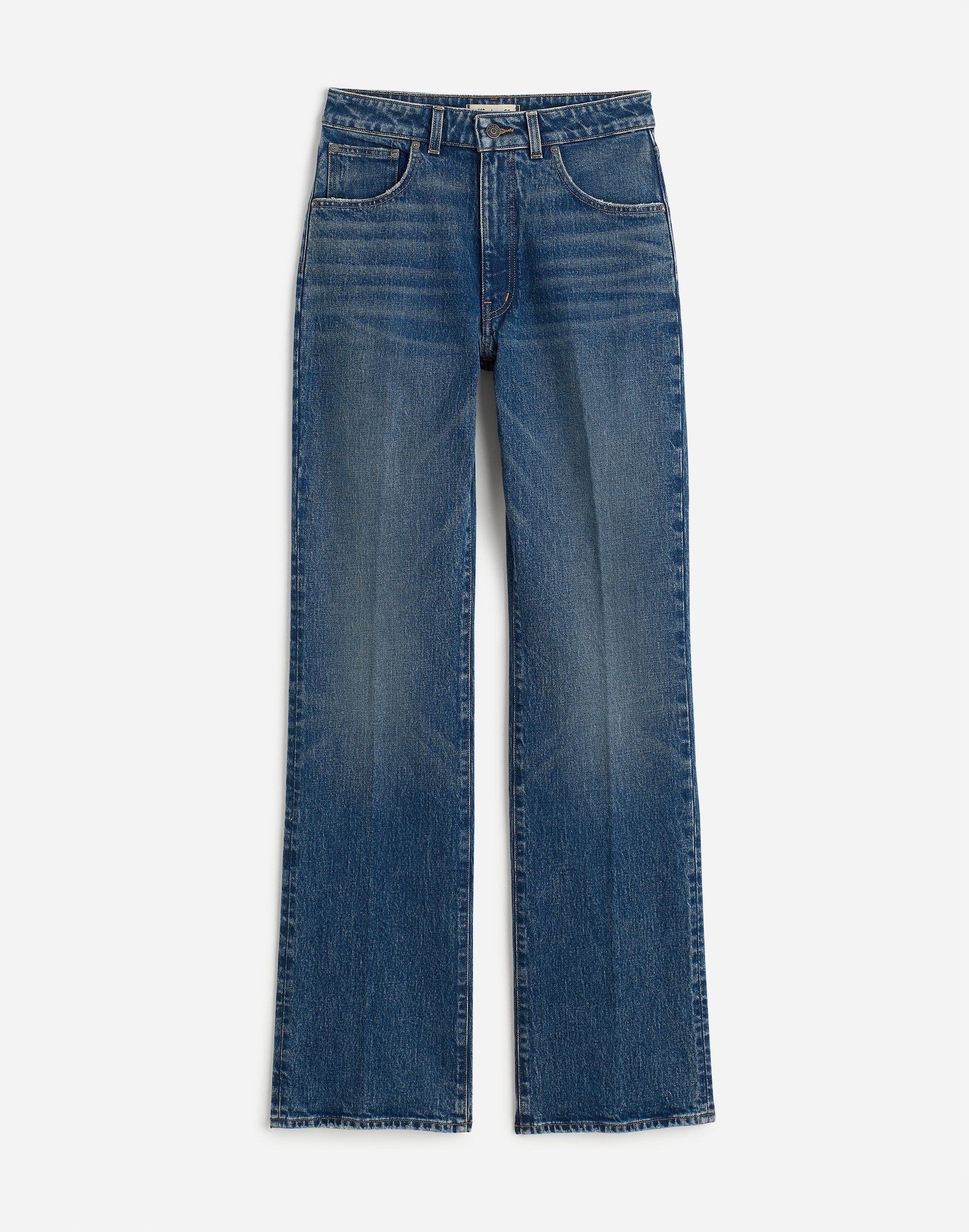 Curvy Relaxed Bootcut Jeans Concho Wash | Madewell