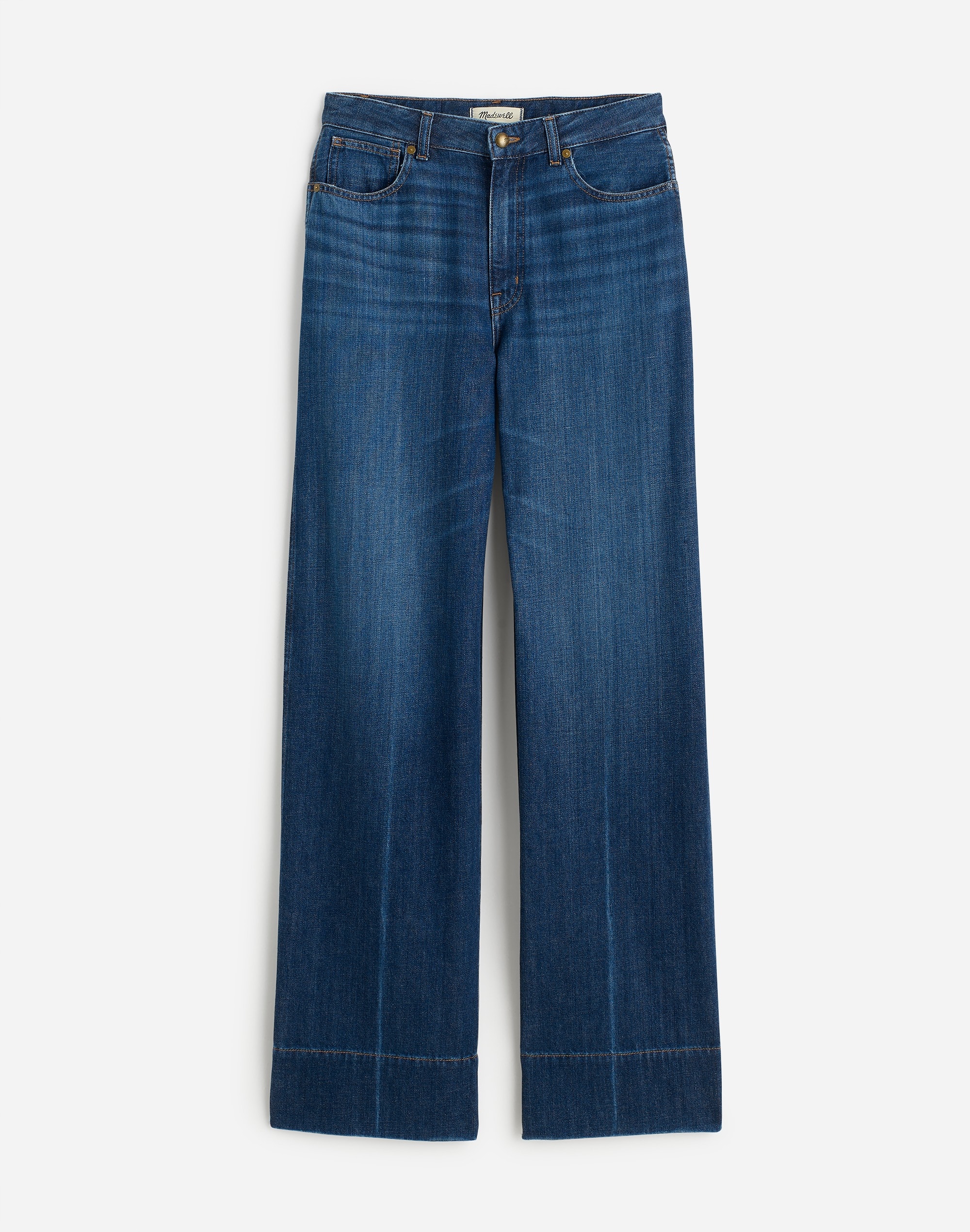 Curvy Superwide-Leg Jeans Ellsworth Wash: Softdrape Denim Edition | Madewell