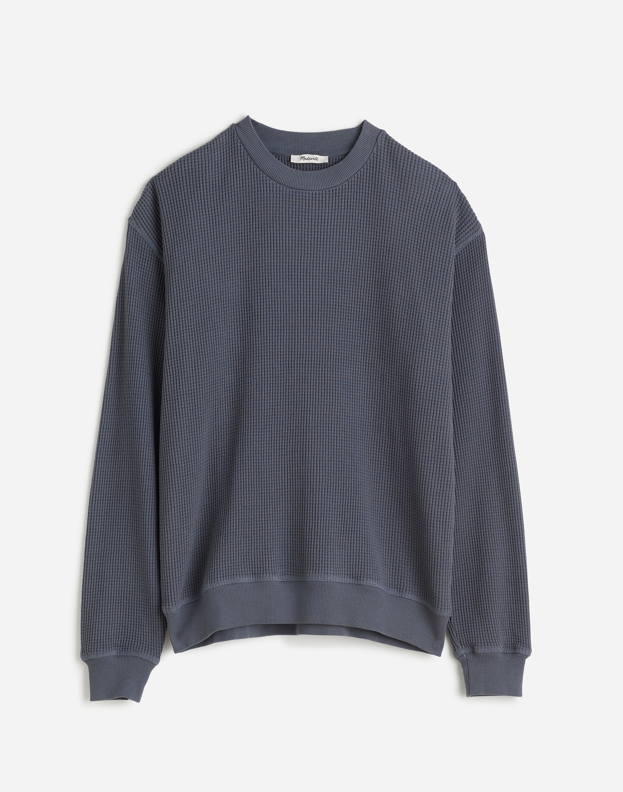 Cotton Thermal Sweatshirt | Madewell