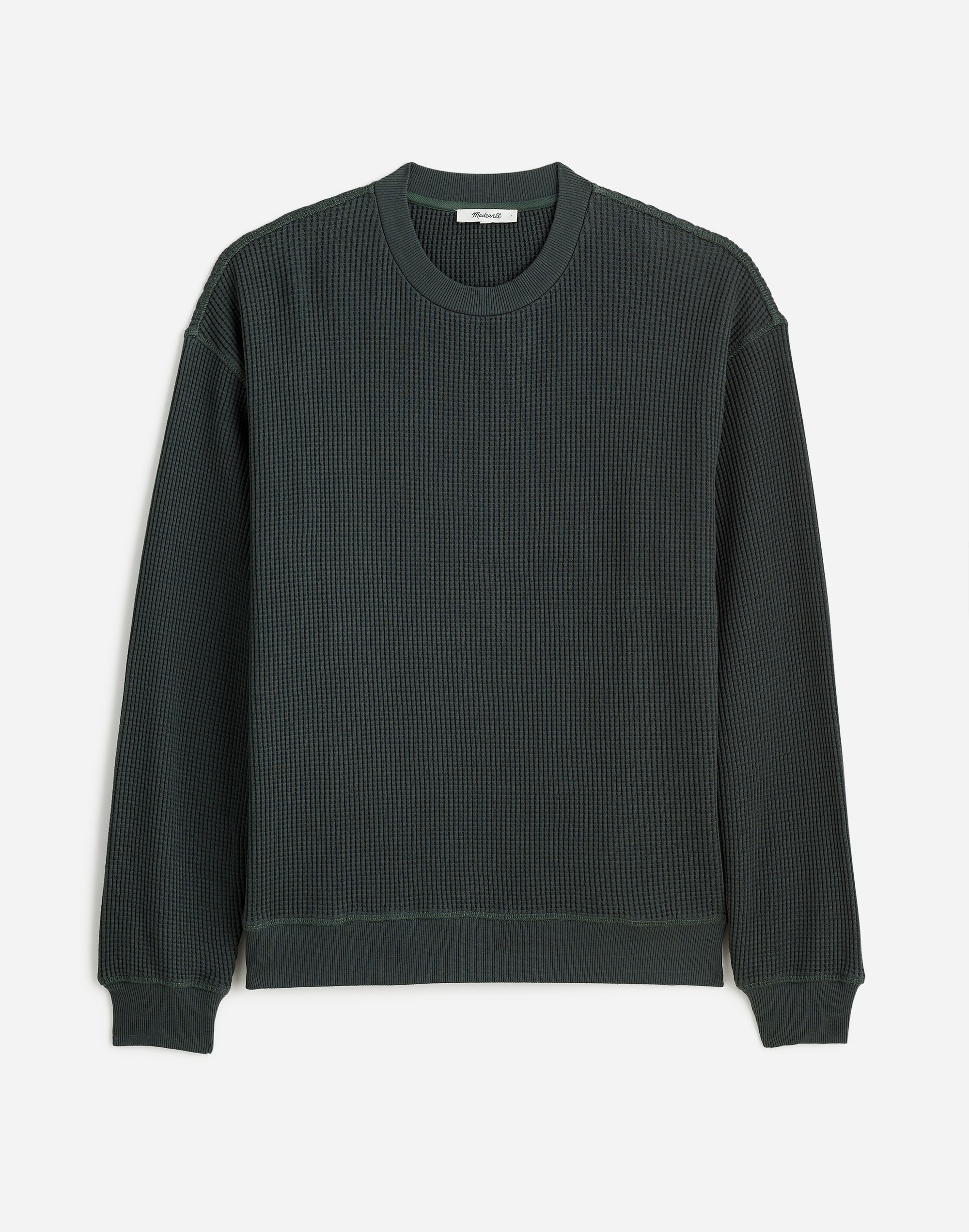 Cotton Thermal Sweatshirt | Madewell