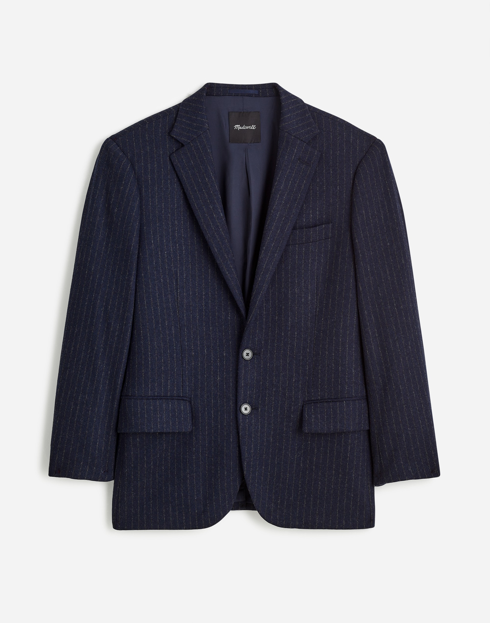 The Roebling Two-Button Blazer Italian Fabric | Madewell