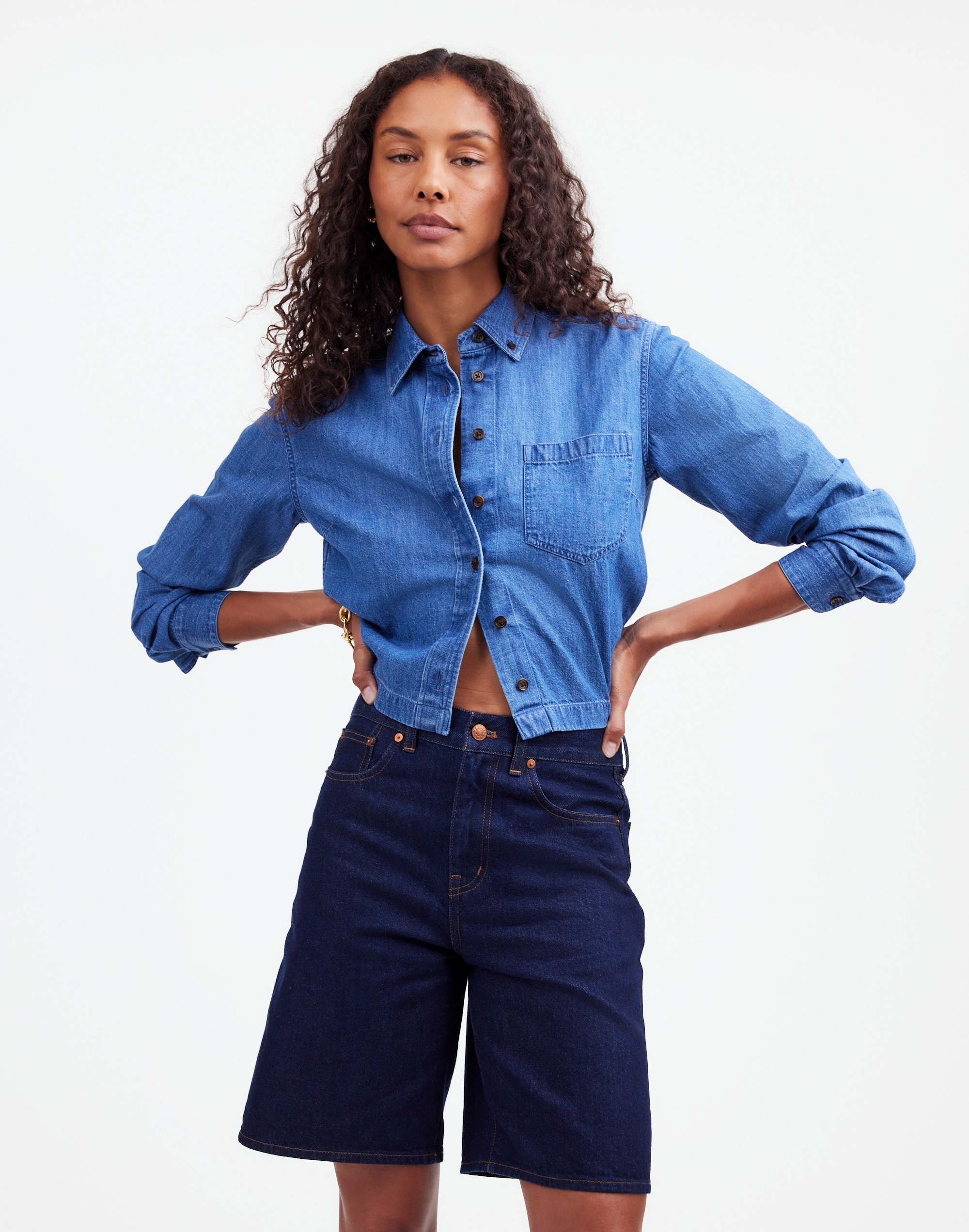 Bermuda Denim Shorts Bronxville Wash | Madewell