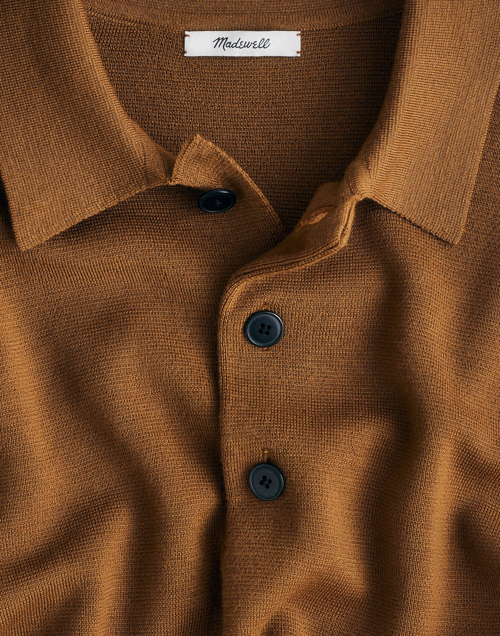 Milano-Knit Sweater Polo Shirt in Merino Wool