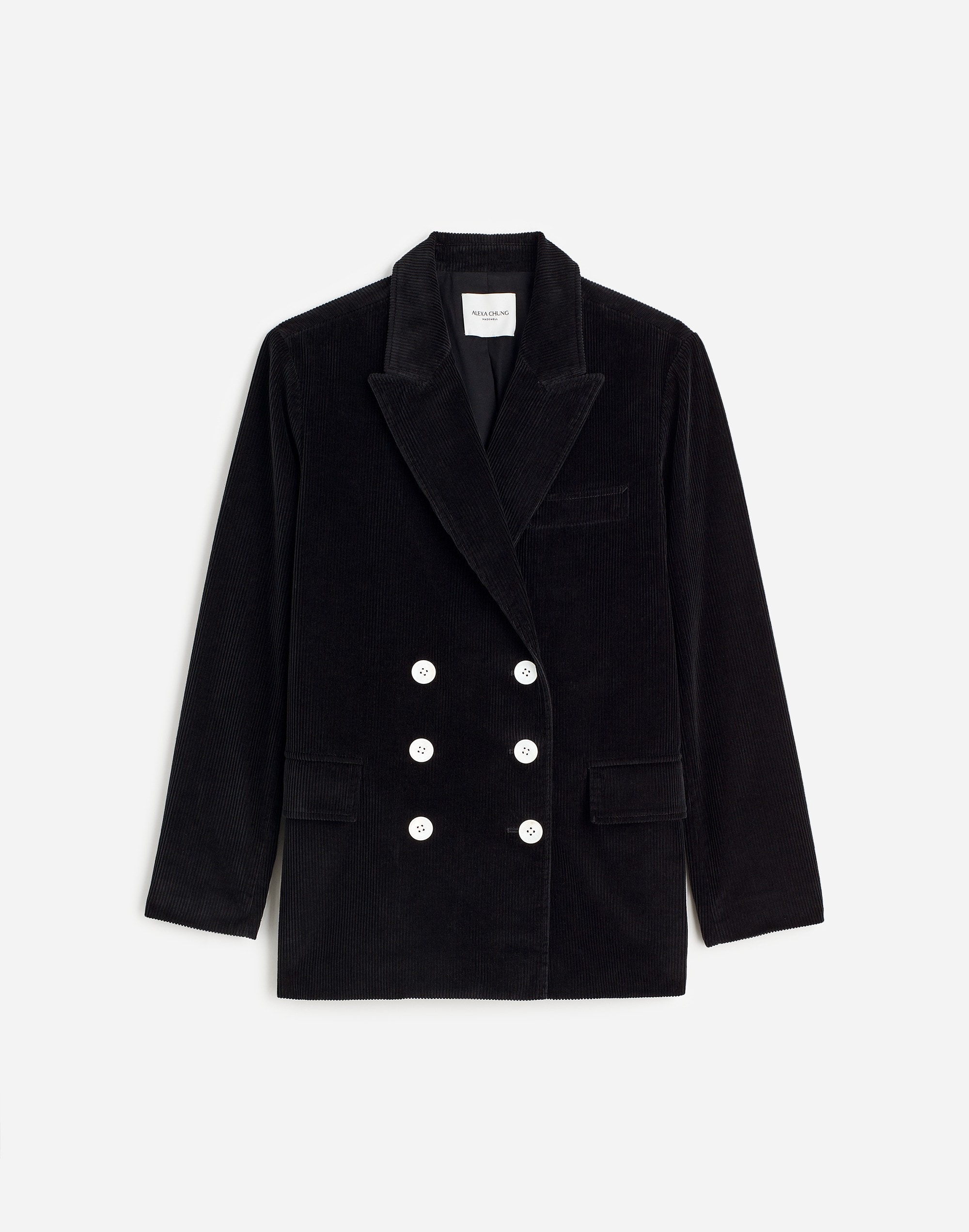 Alexa Chung for Madewell Double-Breasted Blazer Corduroy |