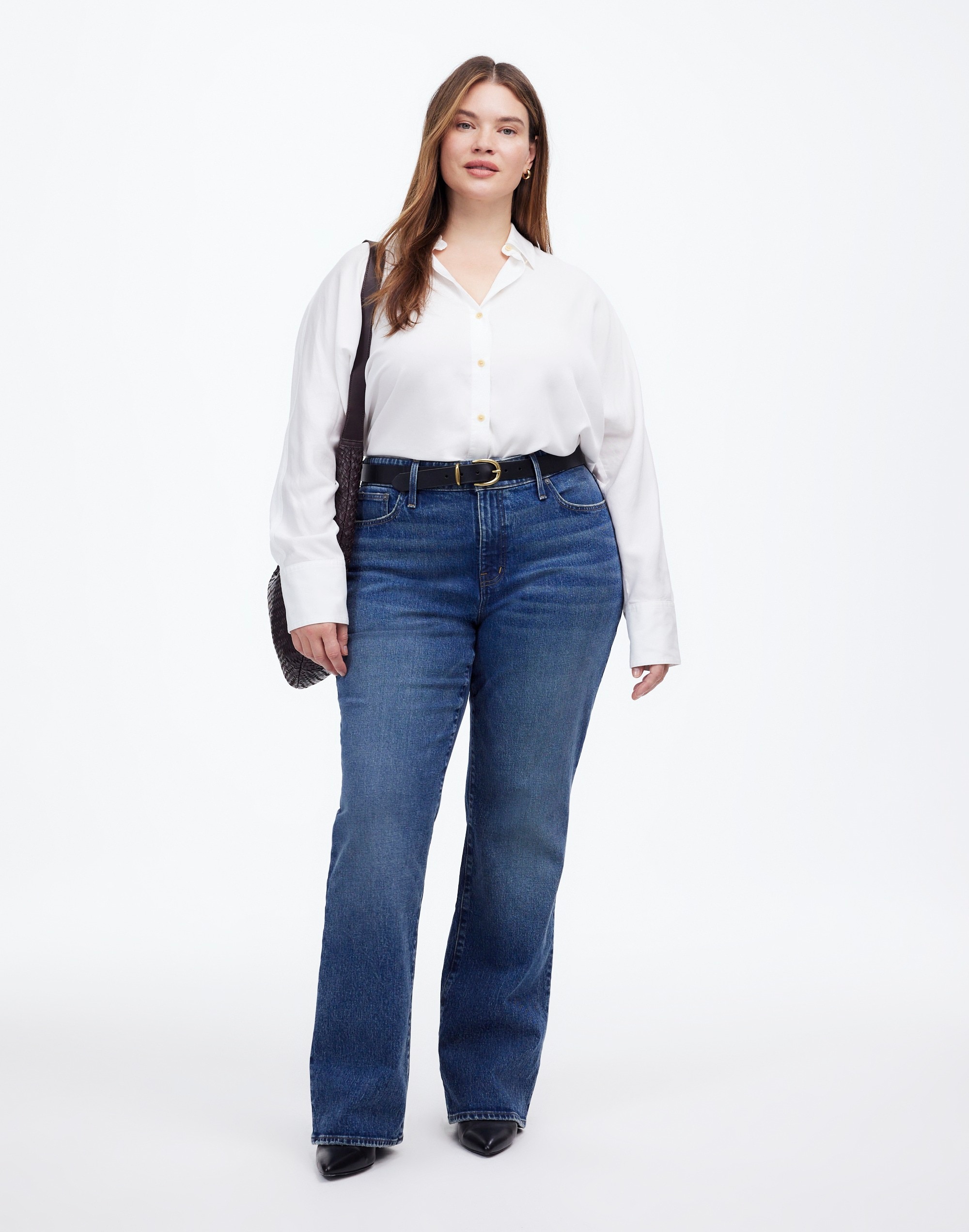 Plus Relaxed Bootcut Jeans in Concho Wash | Madewell