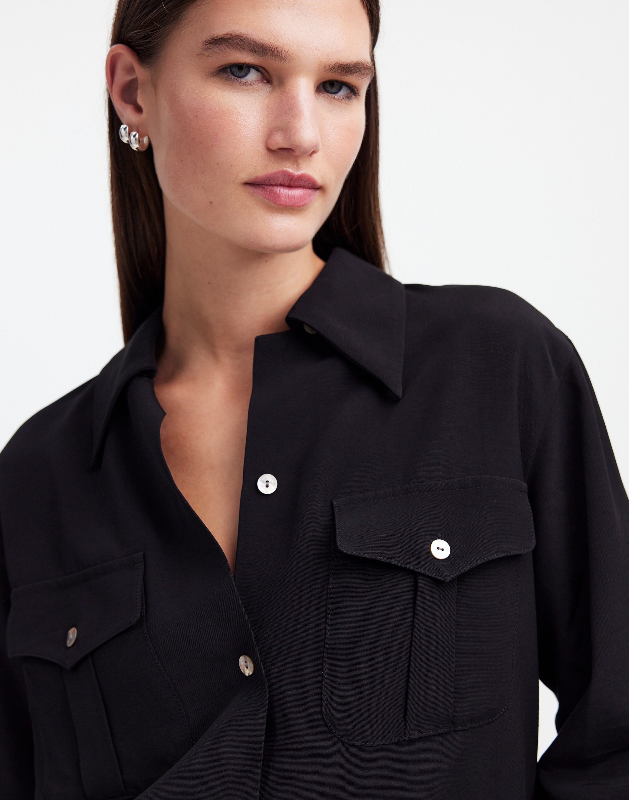 Alexa Chung for Madewell Pleat-Pocket Button-Up Shirt |