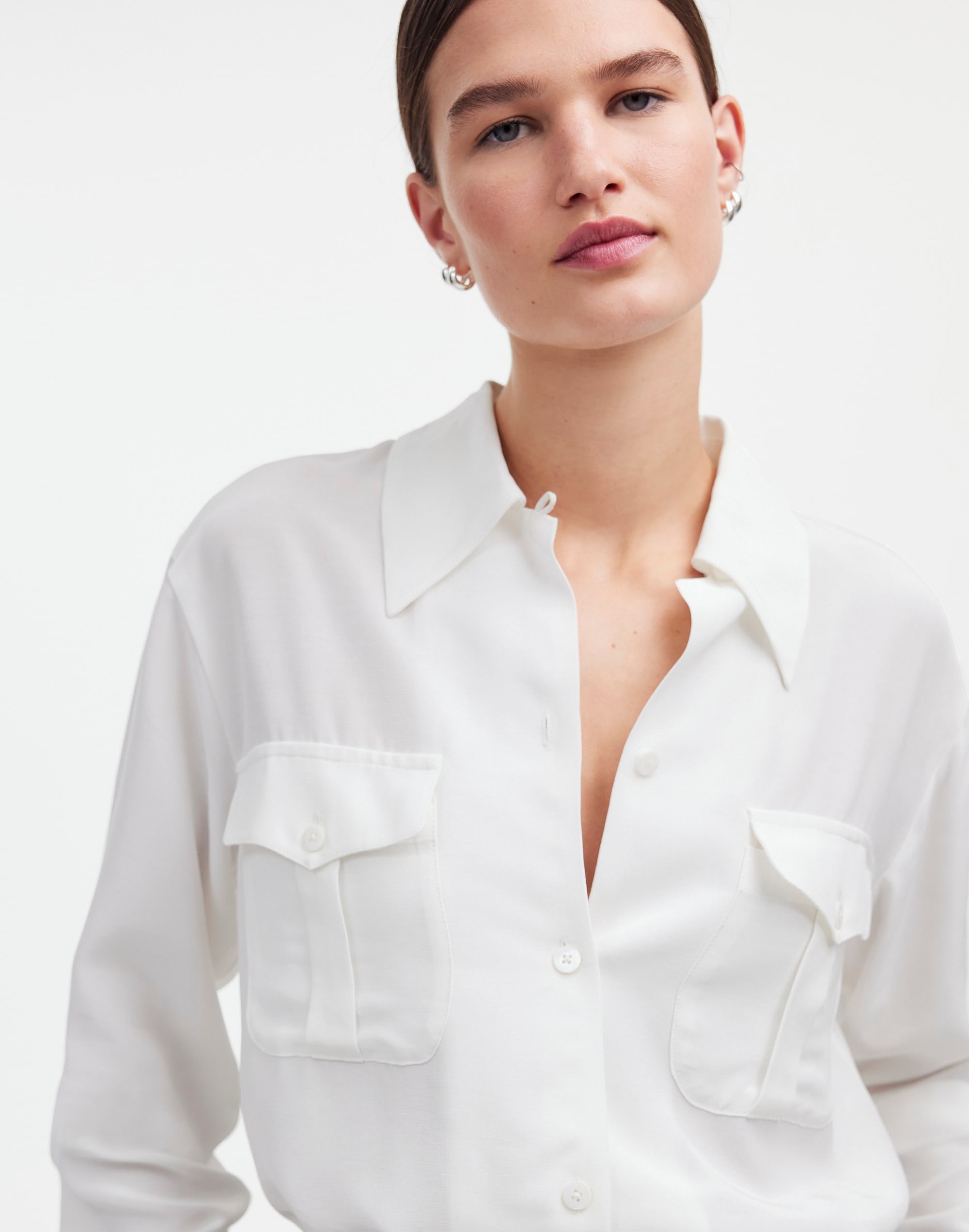 Alexa Chung for Madewell Pleat-Pocket Button-Up Shirt |