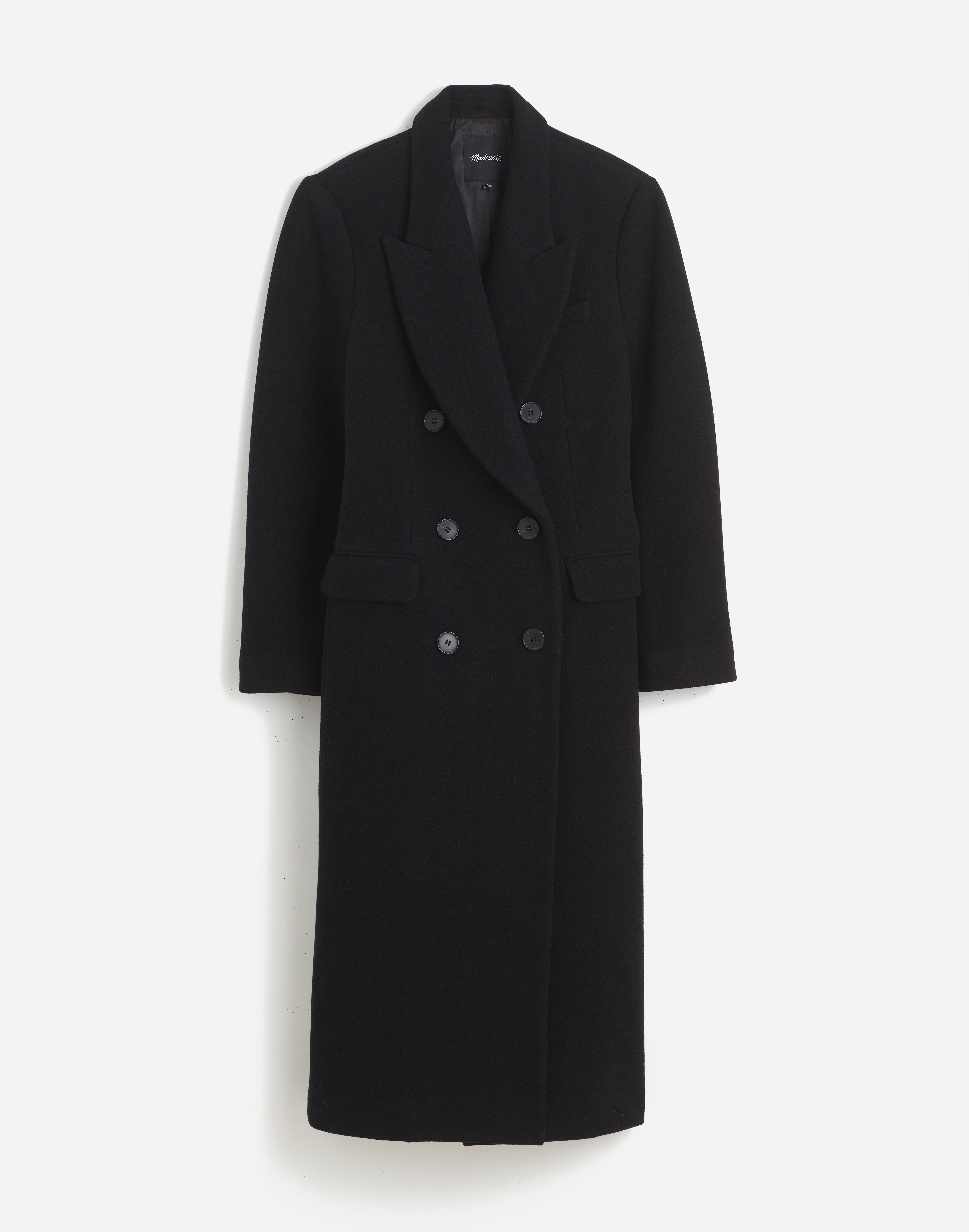 Oversized Double-Breasted Topcoat | Madewell