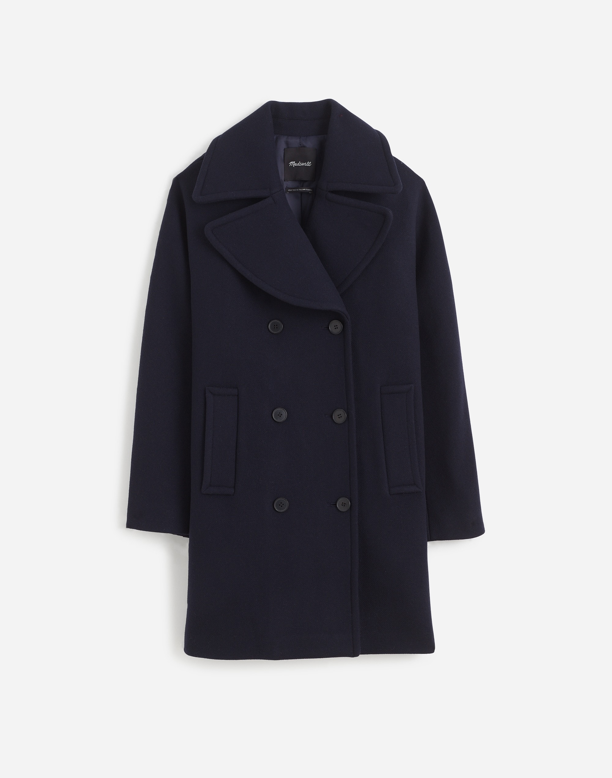 Oversized-Collar Peacoat Insuluxe Fabric | Madewell