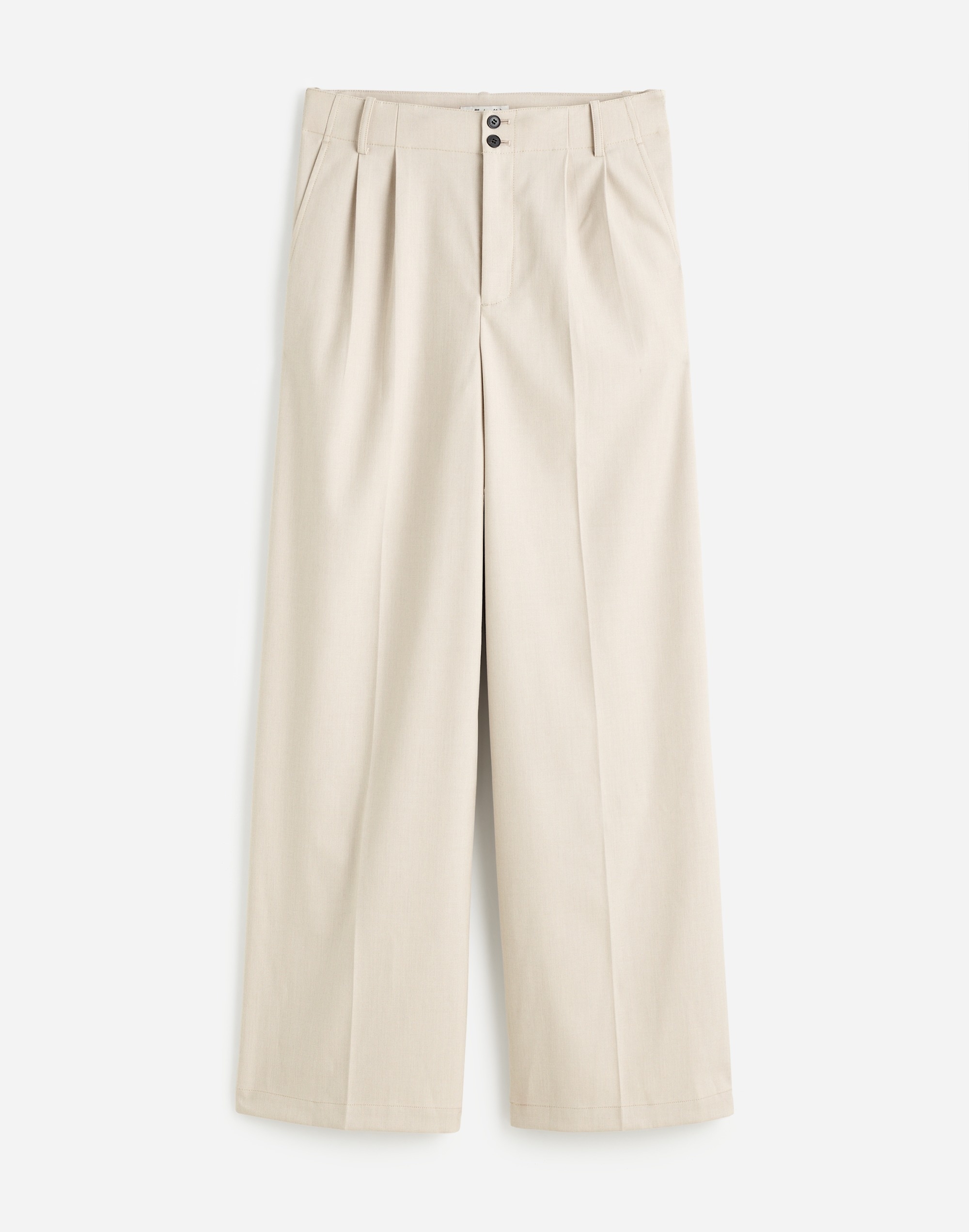 The Petite Harlow Wide-Leg Pant Flannel | Madewell