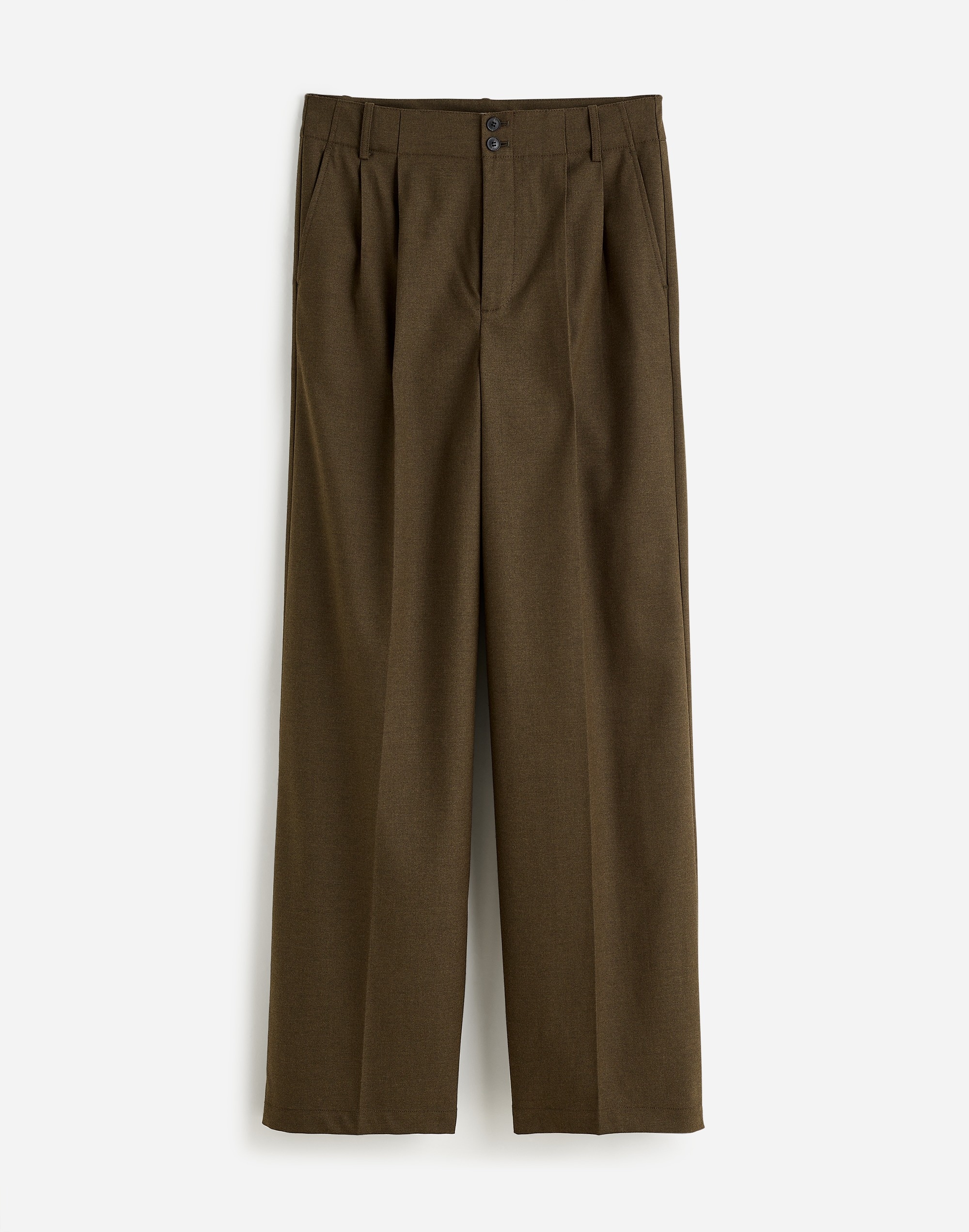 The Harlow Wide-Leg Trouser Brushed Twill | Madewell