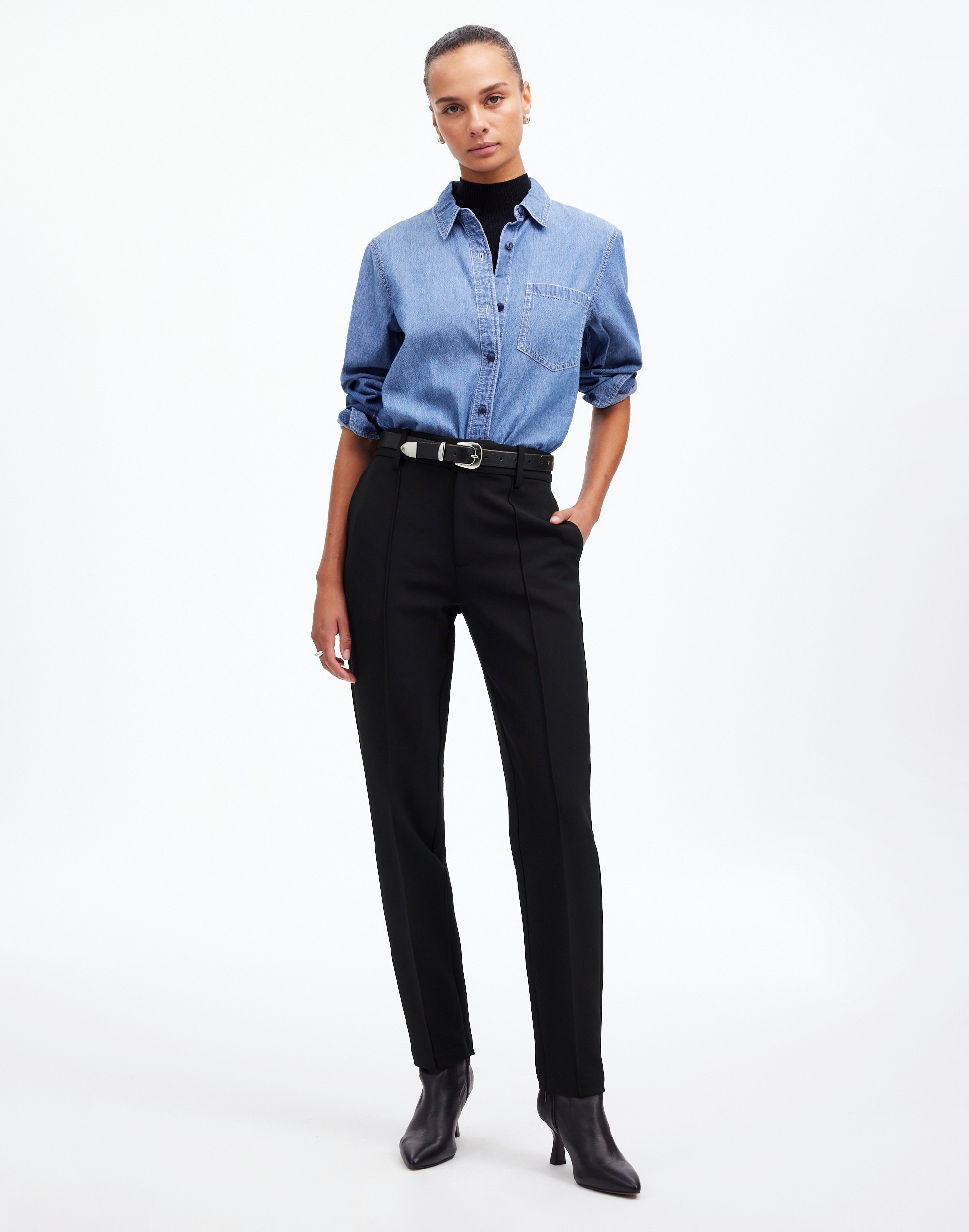 Mid-Rise Slim Ankle Pant | Madewell